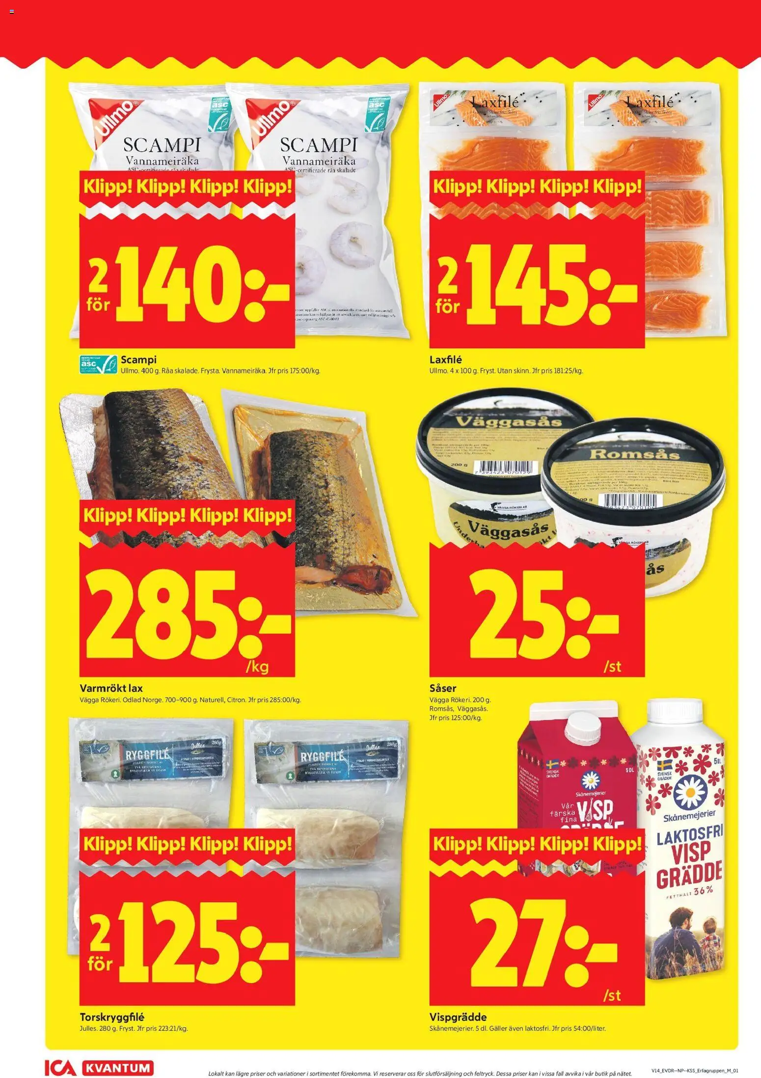 ICA Kvantum reklamblad aktuell från 30.03.2026 | Sida: 6 | Produkter: Romsås, Galler, Grädde, Vispgrädde