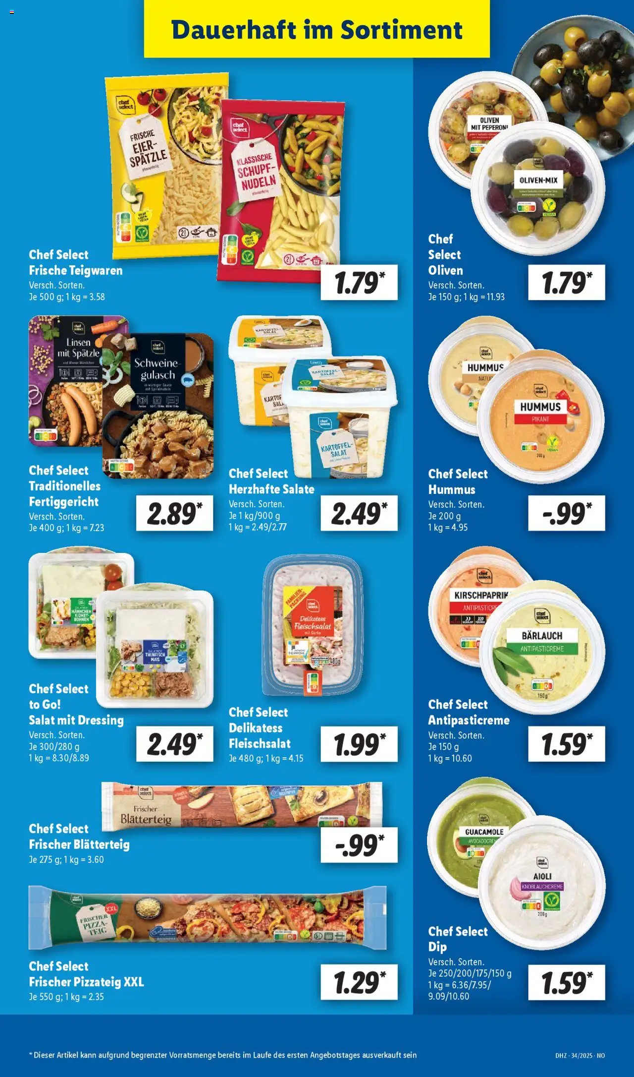 Lidl Prospekt Brakel 	 - gültig ab dem 18.08.2025 | Seite: 17 | Produkte: Dressing, Gulasch, Pizza, Salat