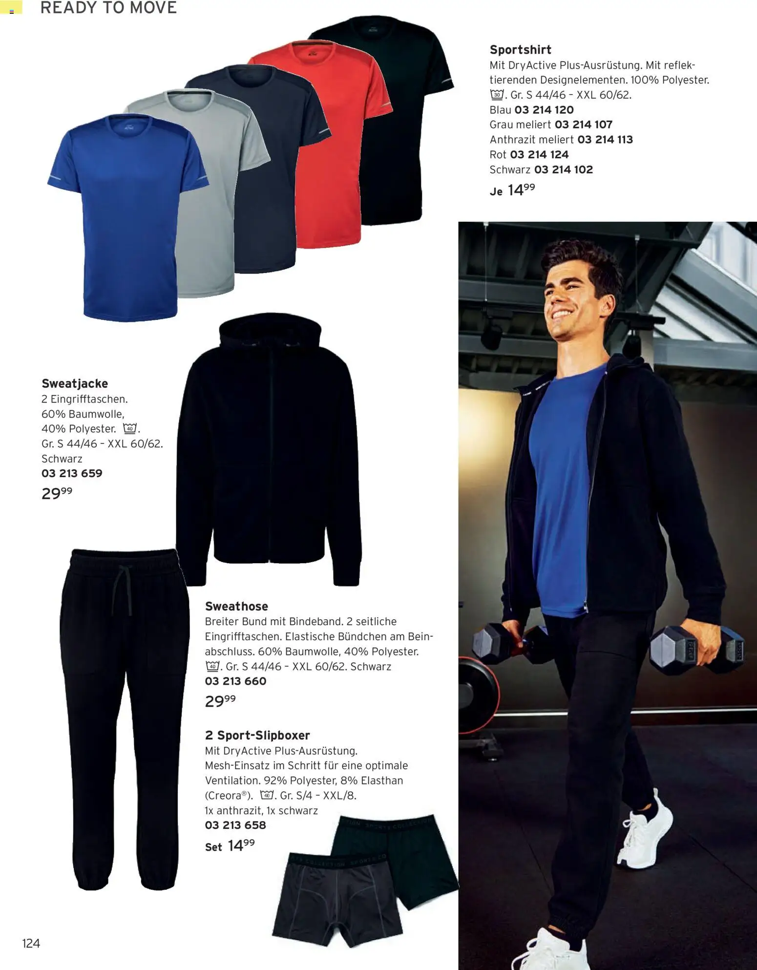 Tchibo Katalog Frühling – gültig ab 24.03.2026 | Seite: 124 | Produkte: Sweathose, Sweatjacke