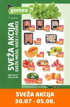 Gomex katalog - sveža akcija - pregled Gomex kataloga - važi od 30.07.2025