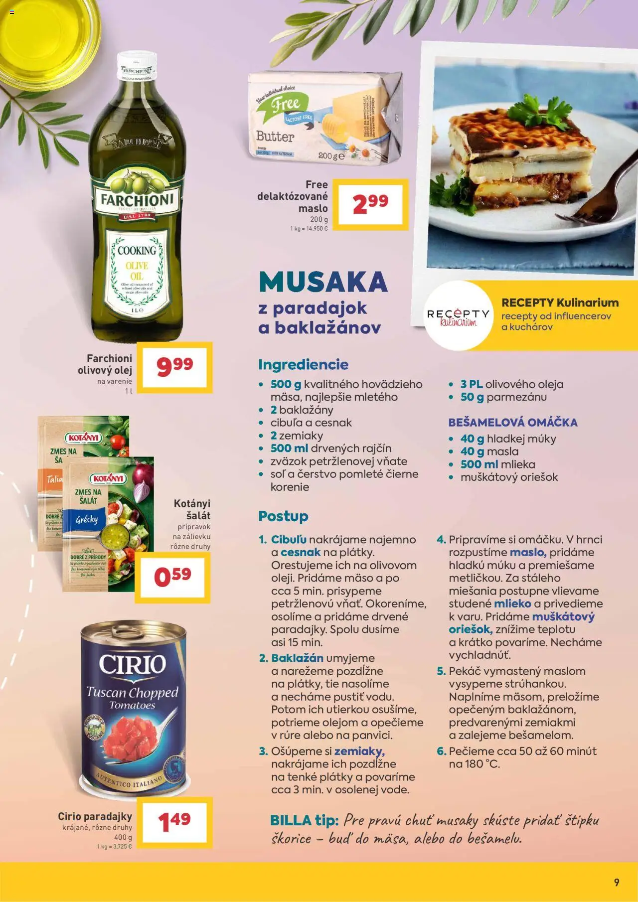 Billa spoznávajte svet a jeho chute │ platný od 30.07.2025 | Strana: 9 | Produkty: Paradajky, Korenie, Zemiaky, Omáčka