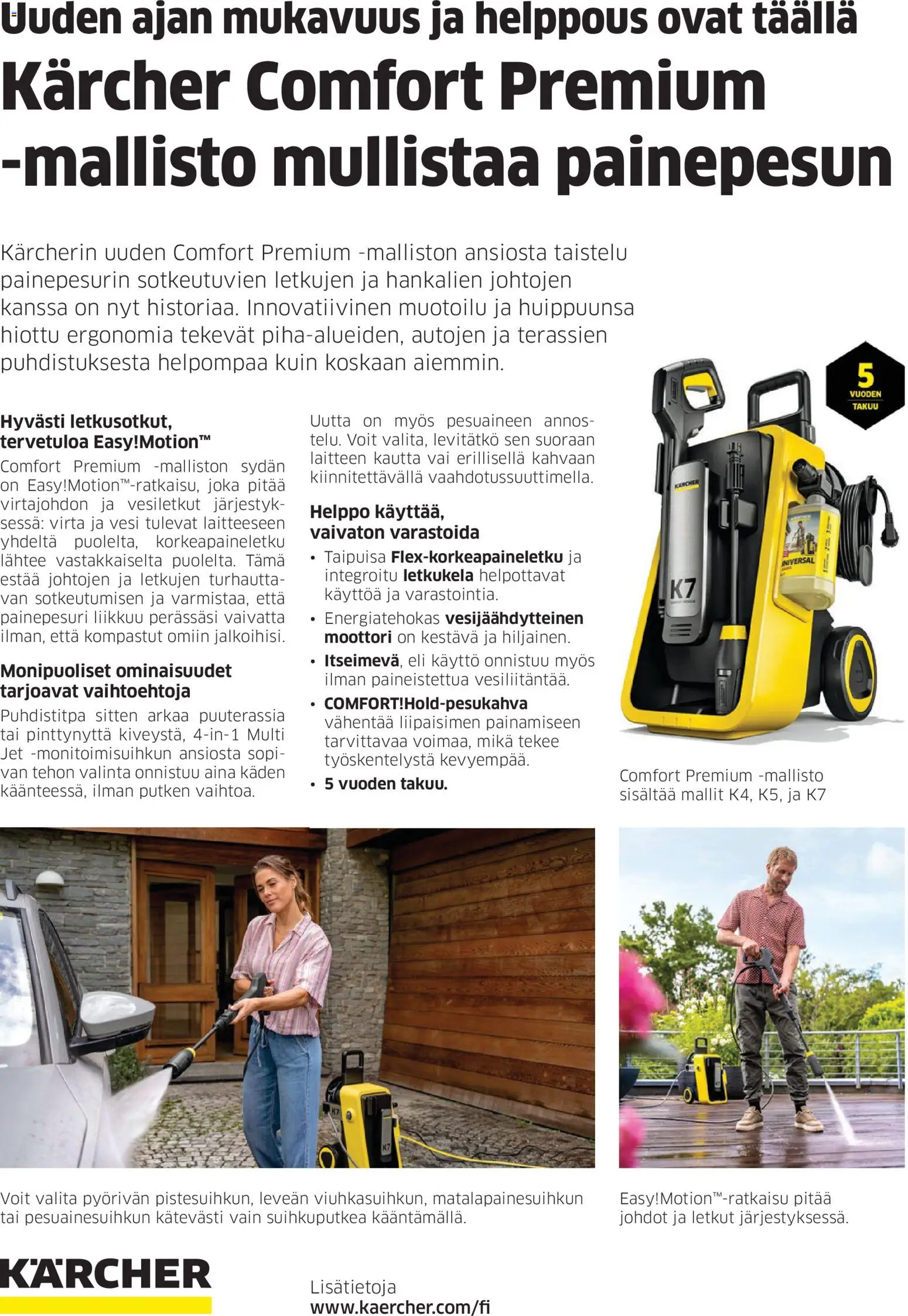 K-Rauta tarjoukset - Pihalla  – voimassa 01.04.2026 alkaen | Sivu: 72 | Tuotteet: Painepesuri