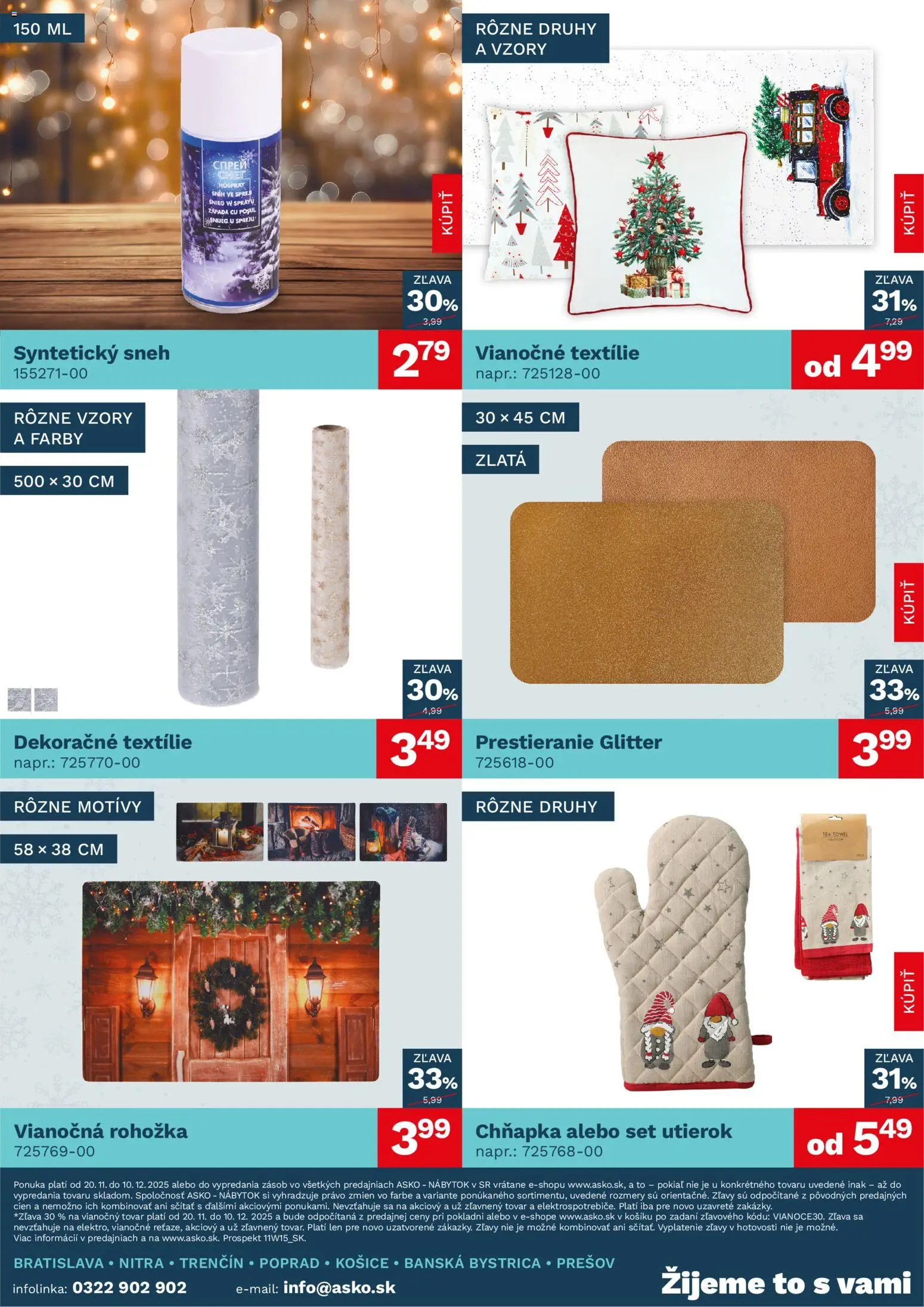 Nové ASKO nábytok akcie – leták je platný od 20.11.2025 | Strana: 4