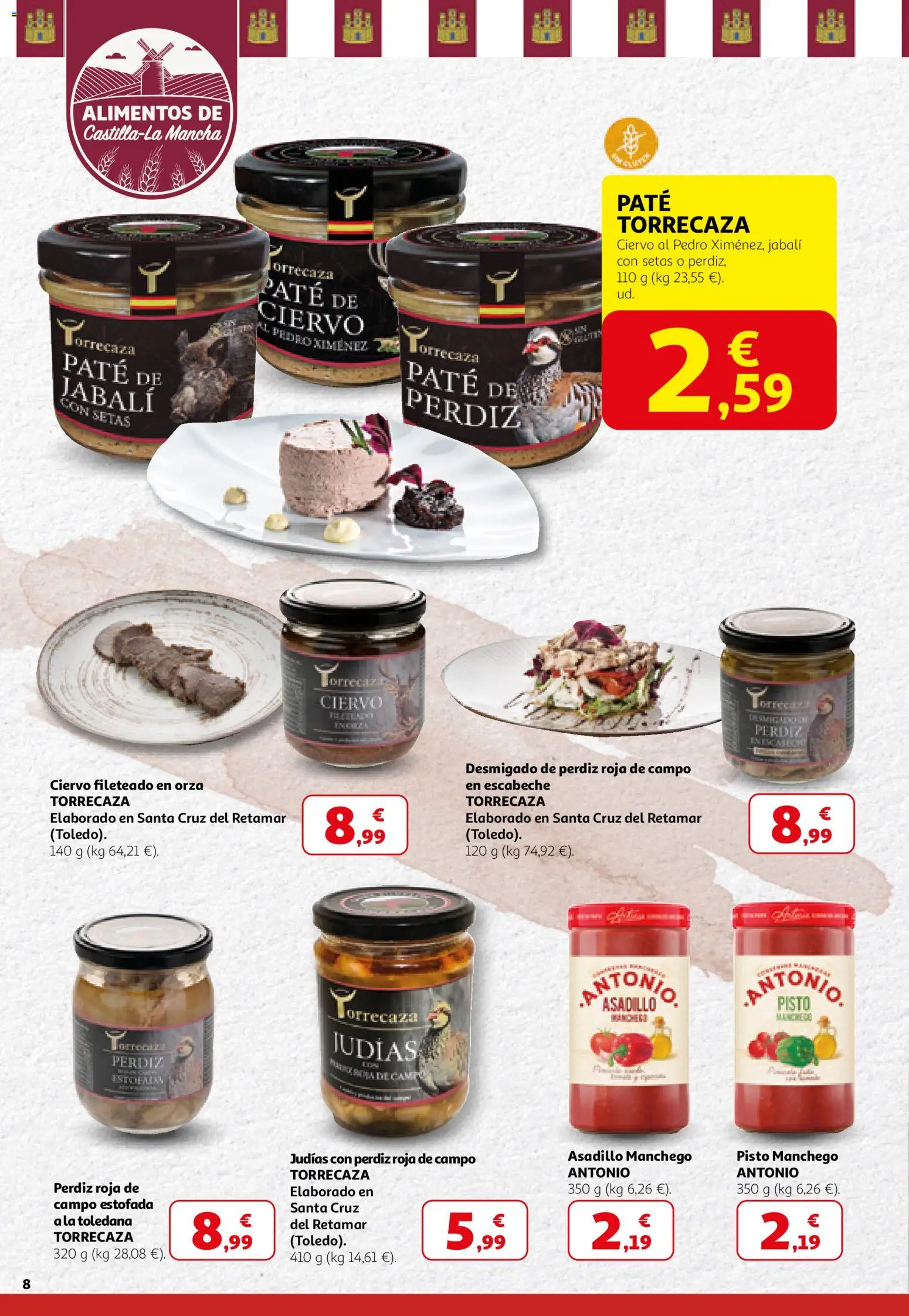 Alcampo - Campo y Alma Madrid 2026 │ válido desde el 26.02.2026 | Página: 8 | Productos: Paté, Κούβα