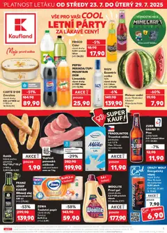 Náhled letáku Kaufland leták - Kolín od 23.07.2025