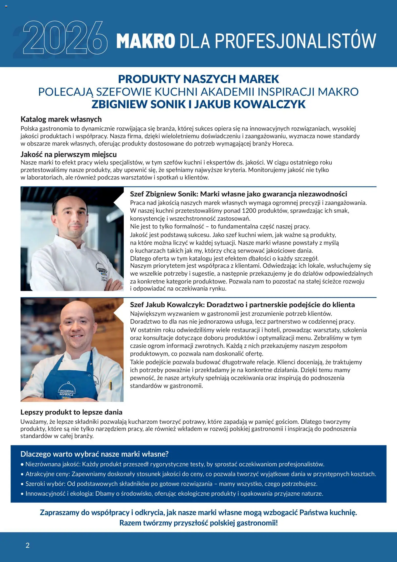 Makro gazetka - Produktów marek własnych dla profesjonalnej Gastronomii od 01.03.2026 | Strona: 2