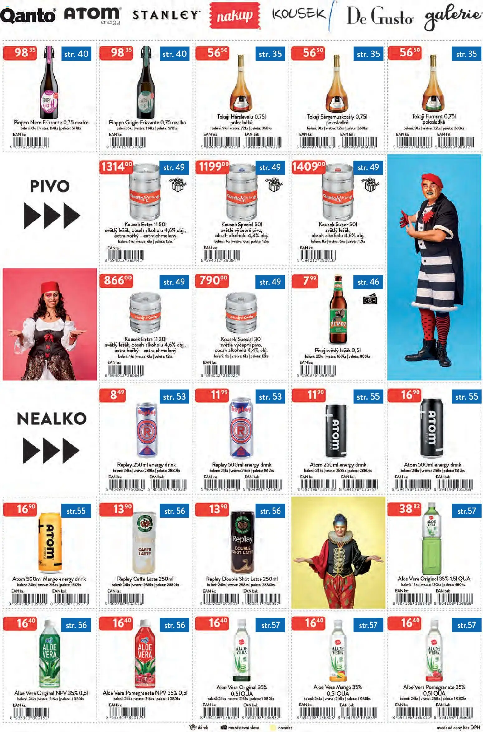 Astur & Qanto leták - Velkoobchod 01/2026 od 01.01.2026 | Strana: 4 | Produkty: Pivo, Frizzante, Aloe vera, Tokaji Furmint
