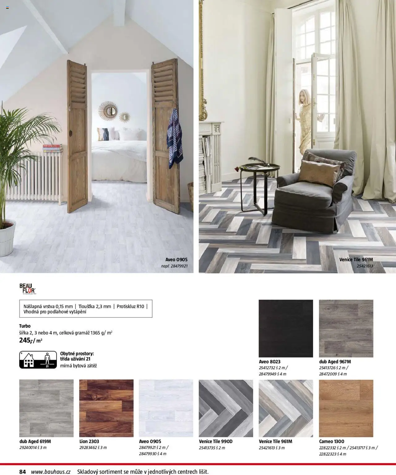 Bauhaus katalog Podlahové krytiny od 01.08.2025 | Strana: 84