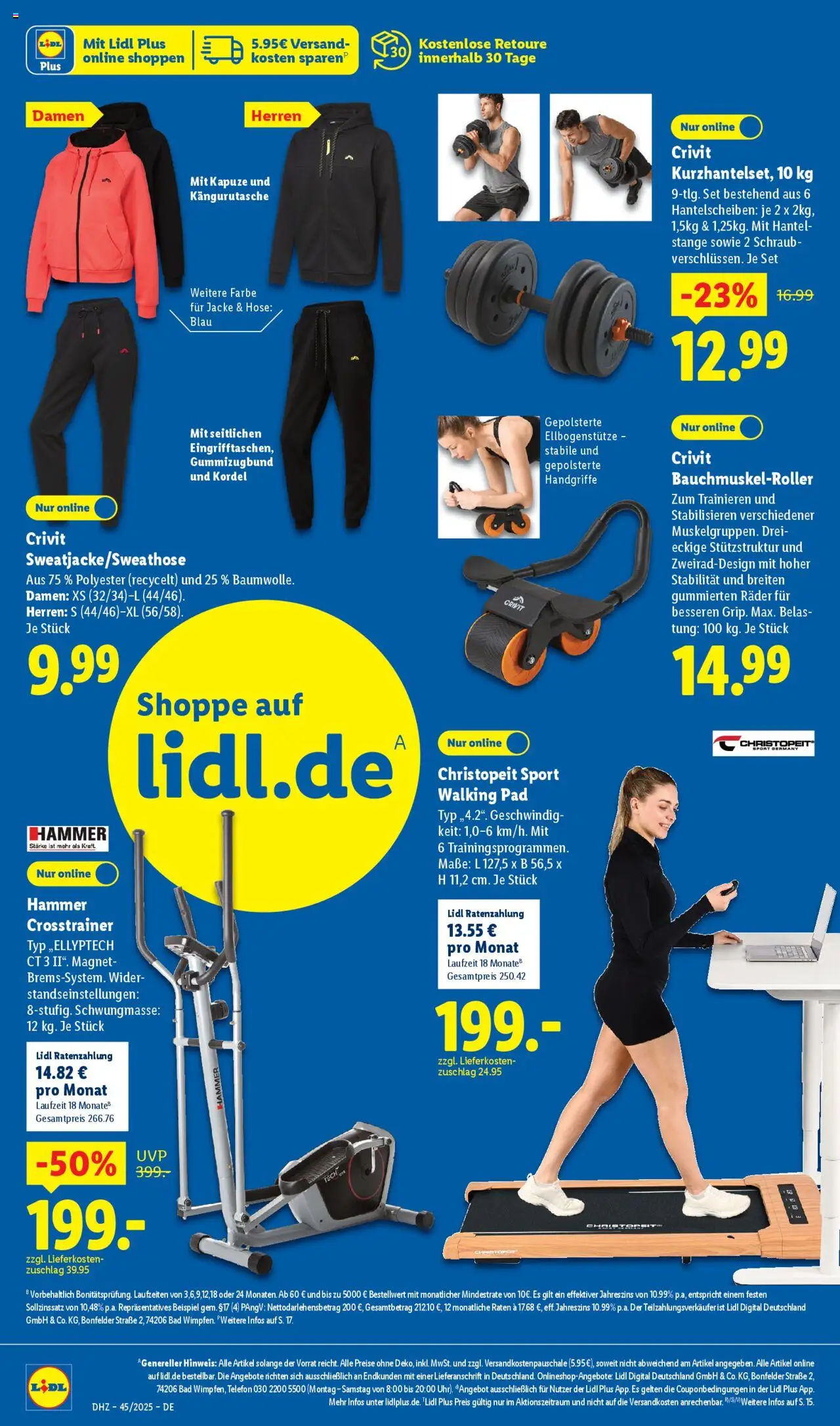 Lidl - Prospekt – gültig ab 03.11.2025 | Seite: 26 | Produkte: Crosstrainer, Jacke, Hose, Telefon