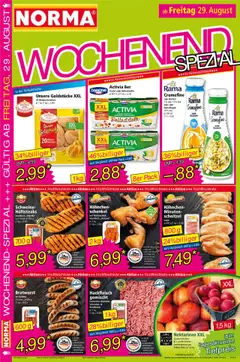 Norma Prospekt 	 - gültig ab dem 25.08.2025 | Seite: 16 | Produkte: Activia, Nektarinen, Rindfleisch, Hackfleisch