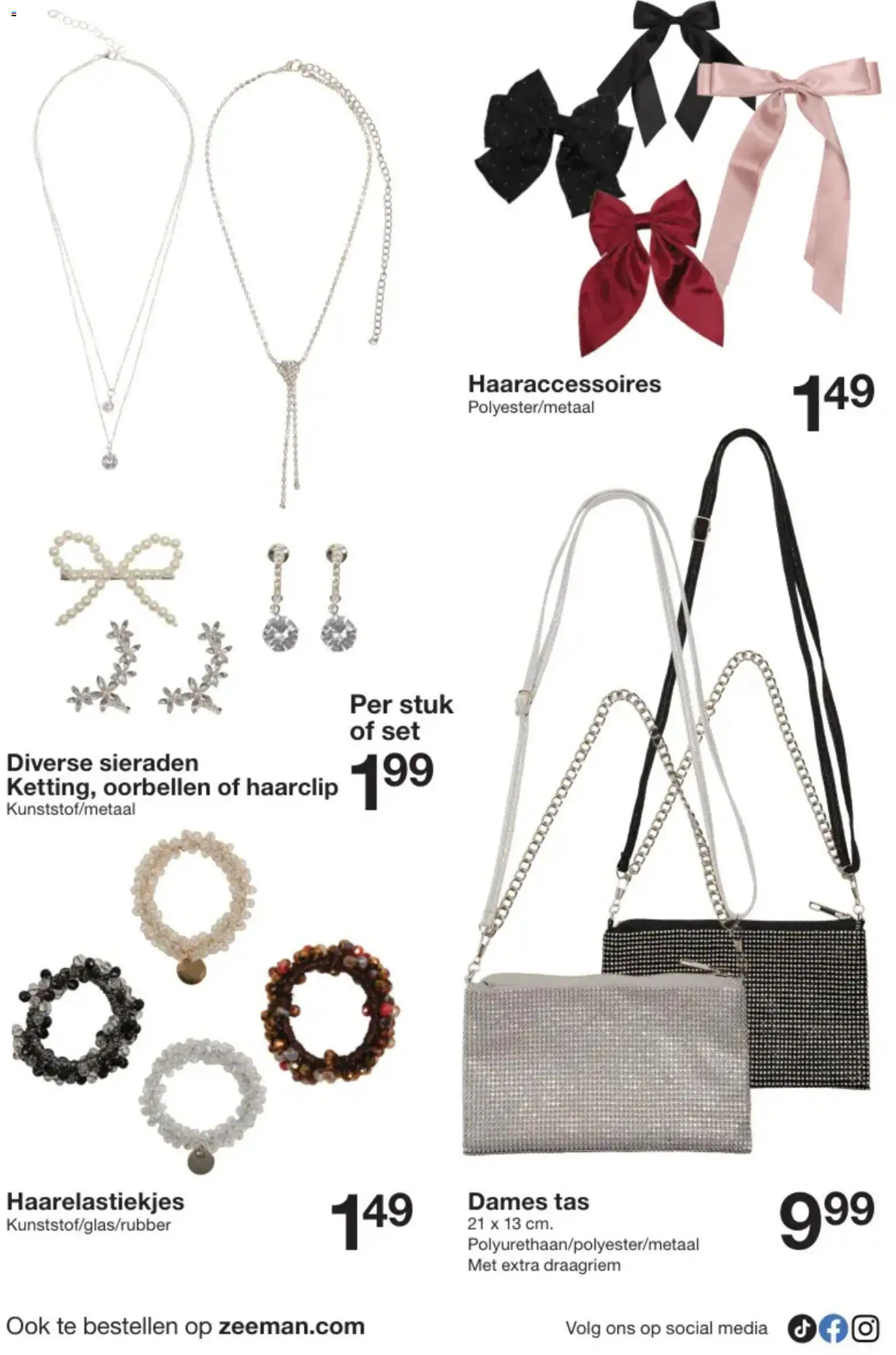 {H1} | Pagina: 16 | Producten: Tas, Haarclip, Oorbellen