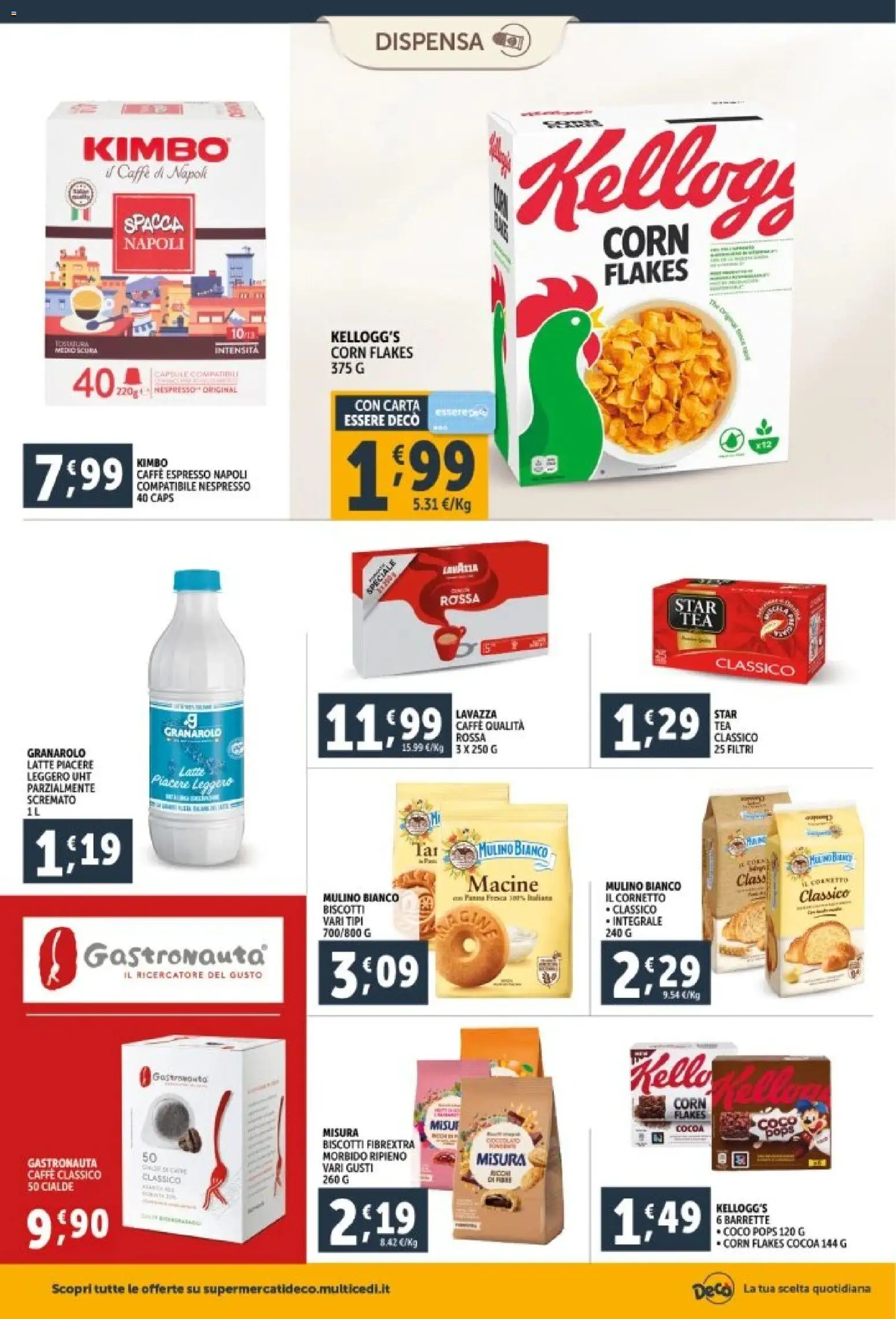 Volantino Decò del 29.12.2025 | Pagina: 16 | Prodotti: Caffè, Cornetto, Biscotti, Latte
