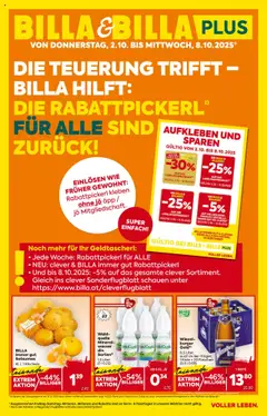 Billa Flugblatt ab 02.10.2025 gültig
