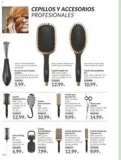 Vista previa Cepillo Moldeador Pro, ABS, nylon. Cabezal: 11 cm + mango 12 cm, diámetro: 4,1 cm. válido desde el 01.11.2025 | Página: 192 | Productos: Polvo, Cepillo, Cepillo moldeador, Espejo