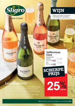 Sligro folder Wijn - Voorbeeld van een folder van Sligro, geldig van 17.03.2026