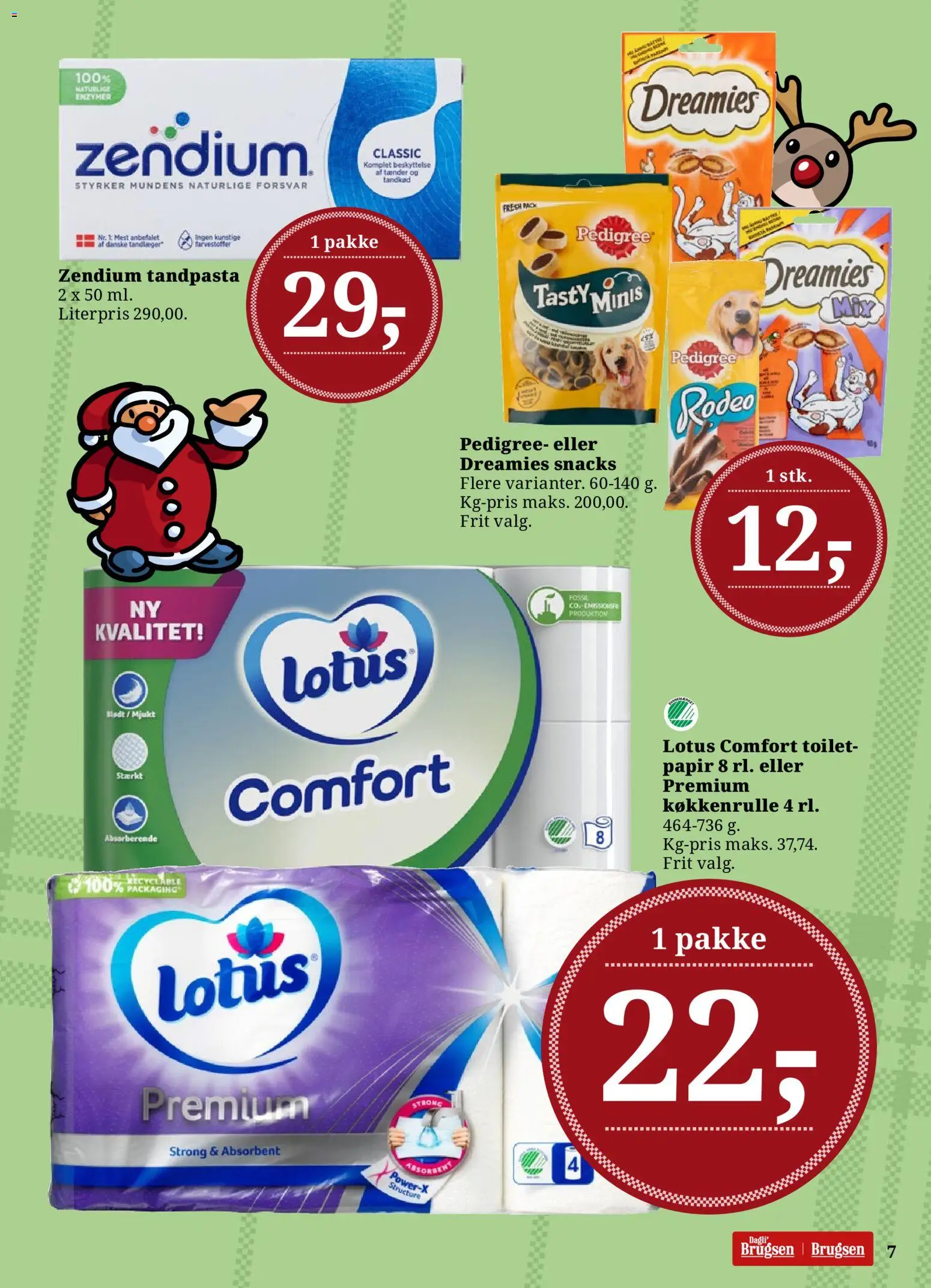 Dagli'Brugsen tilbudsavis – gyldig fra 19.12.2025 | Side: 7 | Produkter: Tandpasta, Toilet