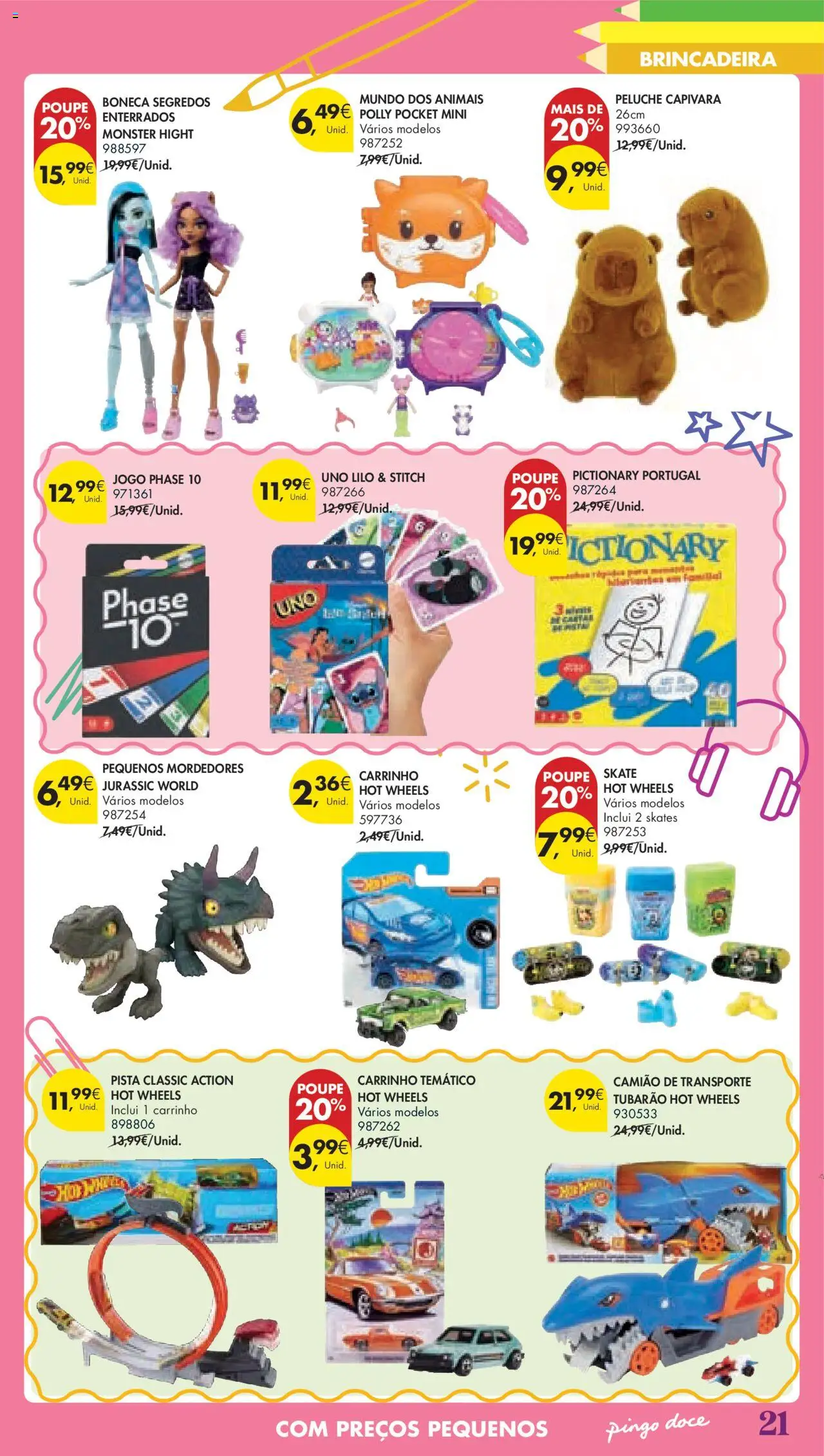 Pingo Doce Regresso às Aulas Hipers │ válido de 05.08.2025 | Página: 21 | Produtos: Skate