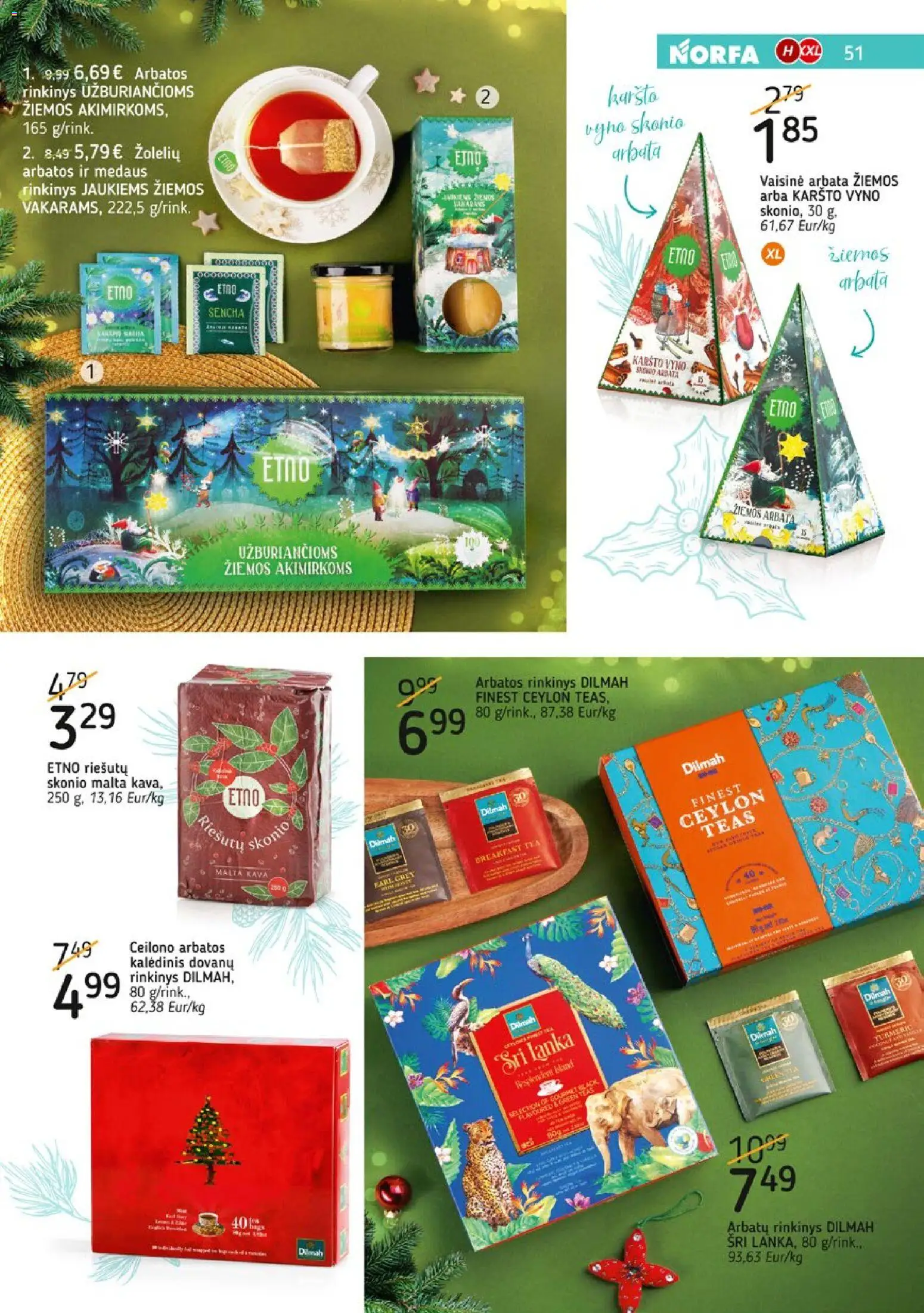 NORFA akcijos nuo 09.12.2025 | Puslapis: 51 | Prekių: Kava, Arbata