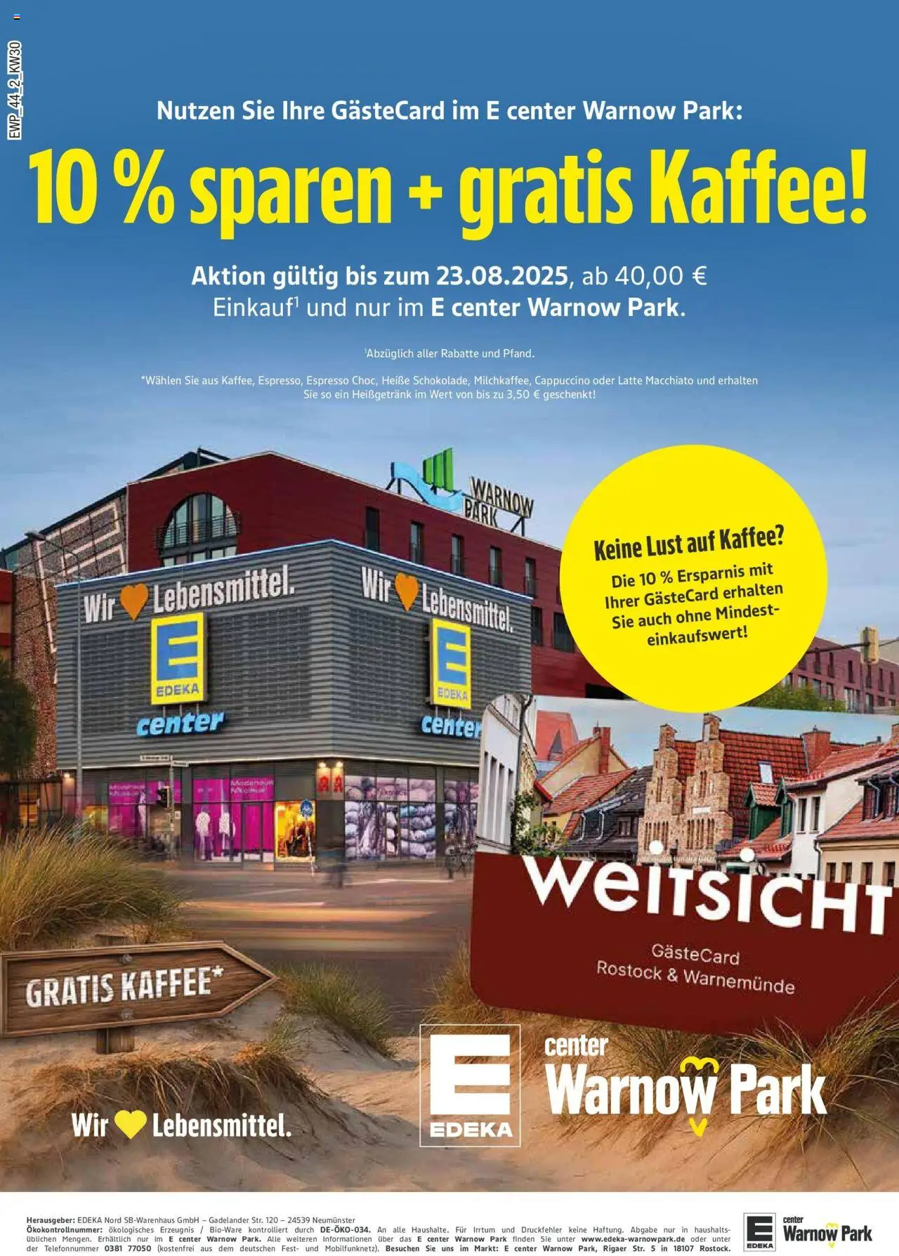 Edeka prospekt Rostock	 - gültig ab dem 20.07.2025 | Seite: 44 | Produkte: Kaffee
