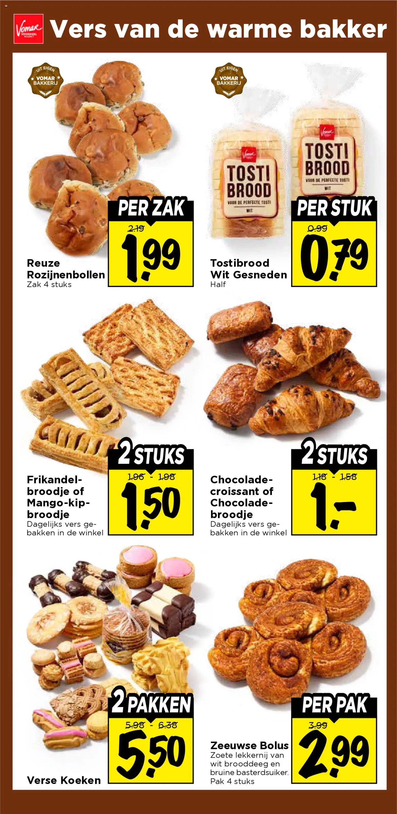 {H1} | Pagina: 27 | Producten: Brood, Chocolade, Zak, Bakkerij