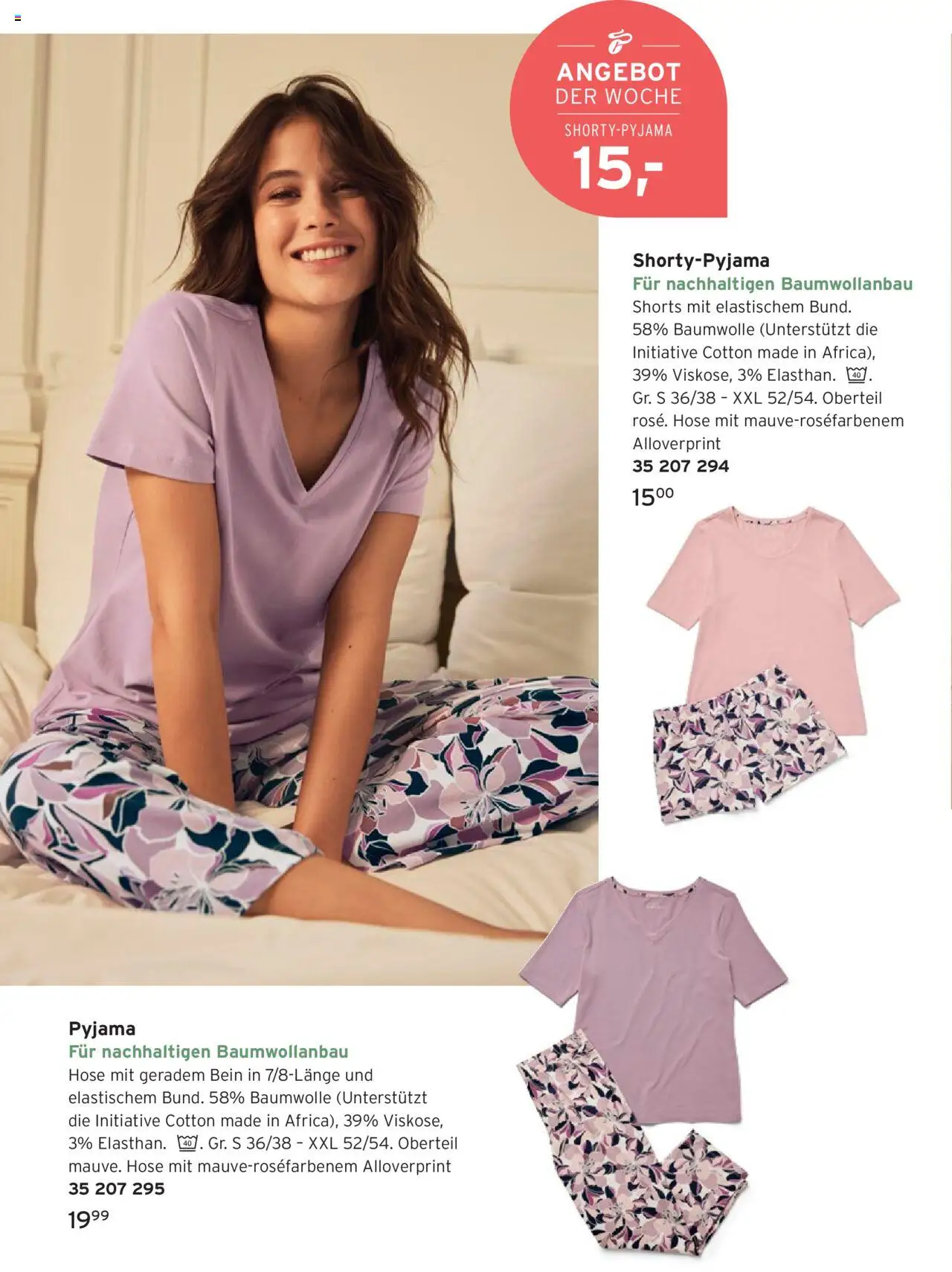 Prospekt Tchibo Late summer vibes - gültig ab dem 20.08.2025 | Seite: 16 | Produkte: Hose, Pyjama