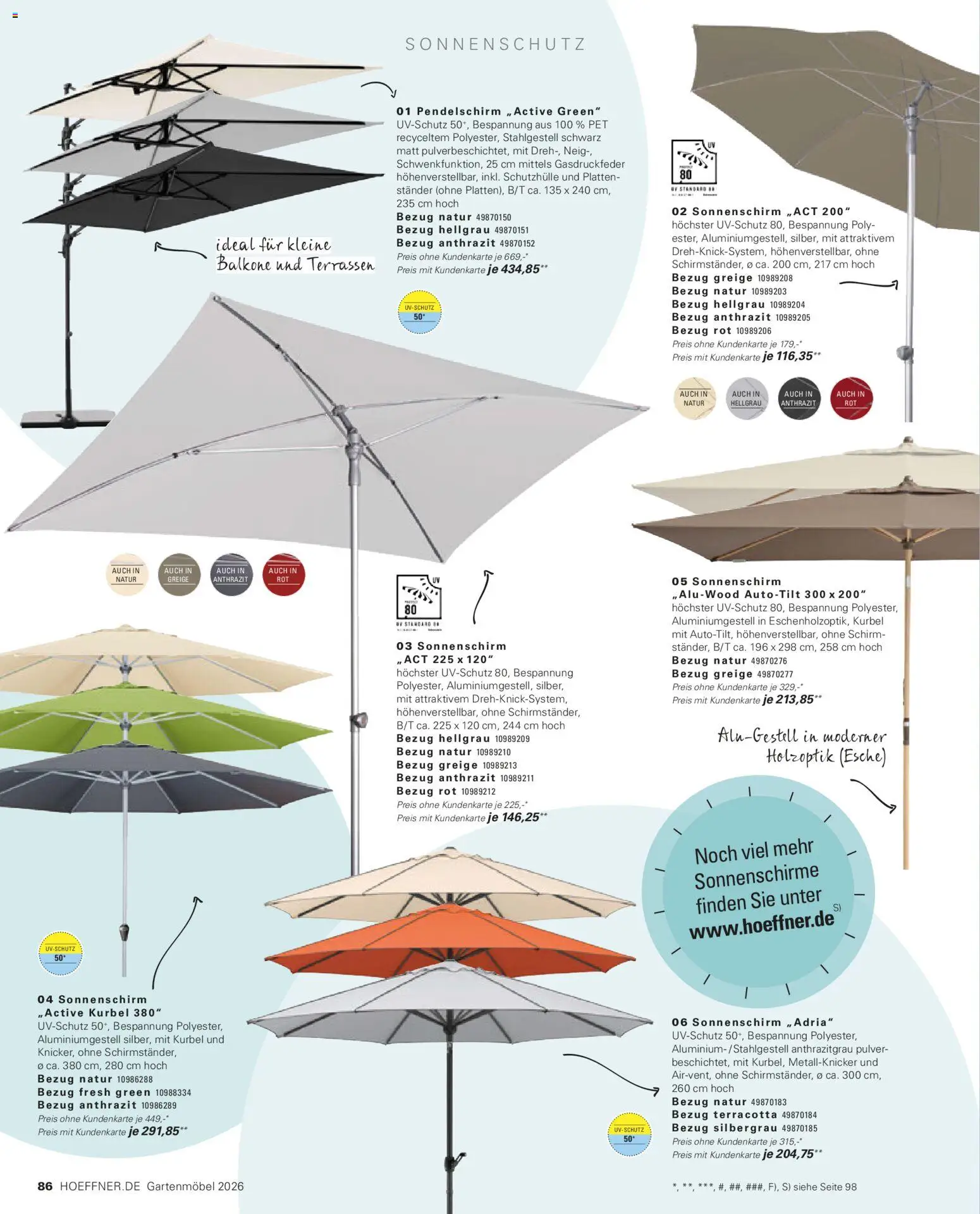 Höffner Prospekt Gartenmöbel | 27.03.2026 | Wie erhält man einen begrenzten Rabatt? | Deutschland
