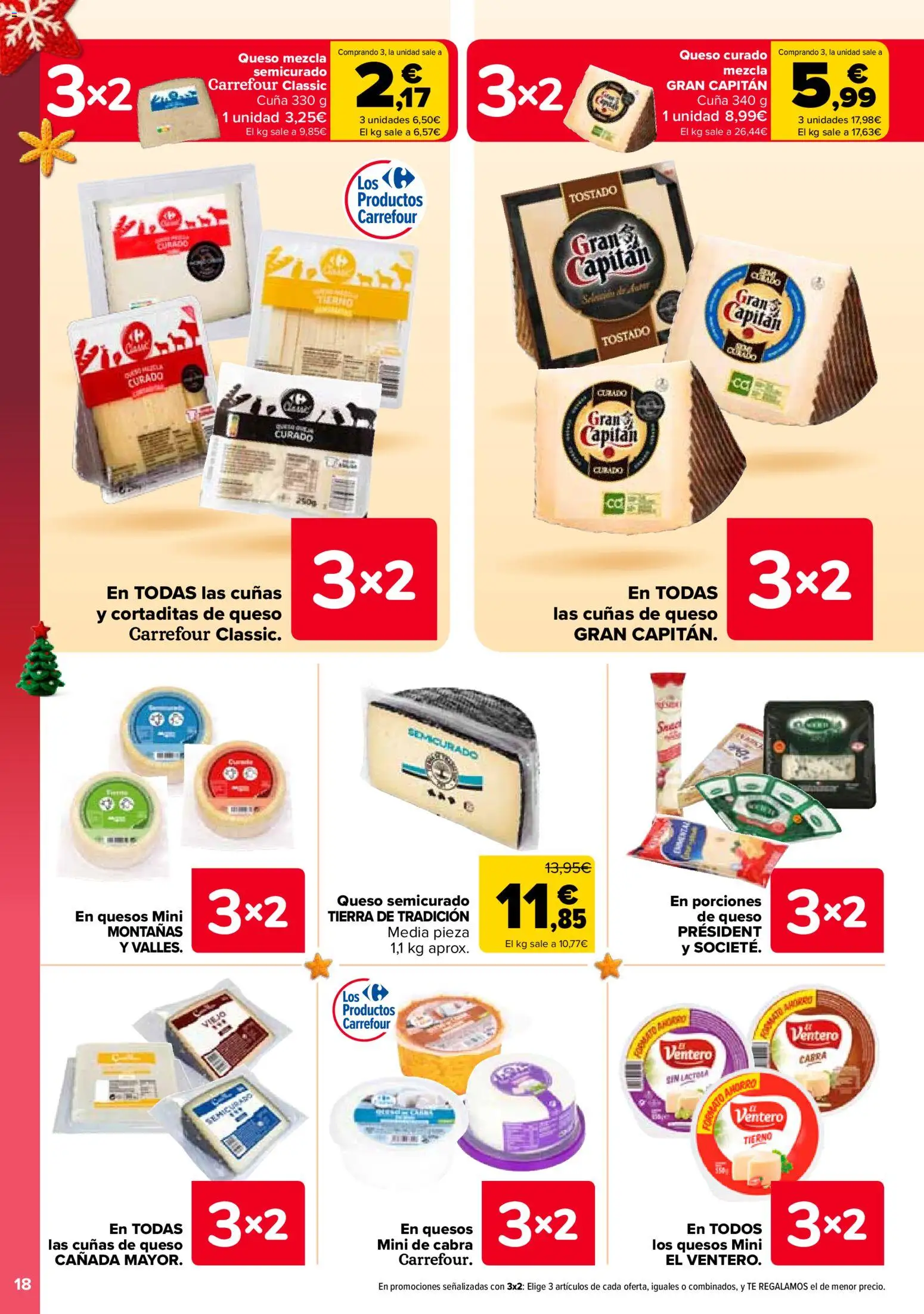 Carrefour folleto │ válido desde el 29.12.2025 | Página: 18 | Productos: Queso, Té, Cuna