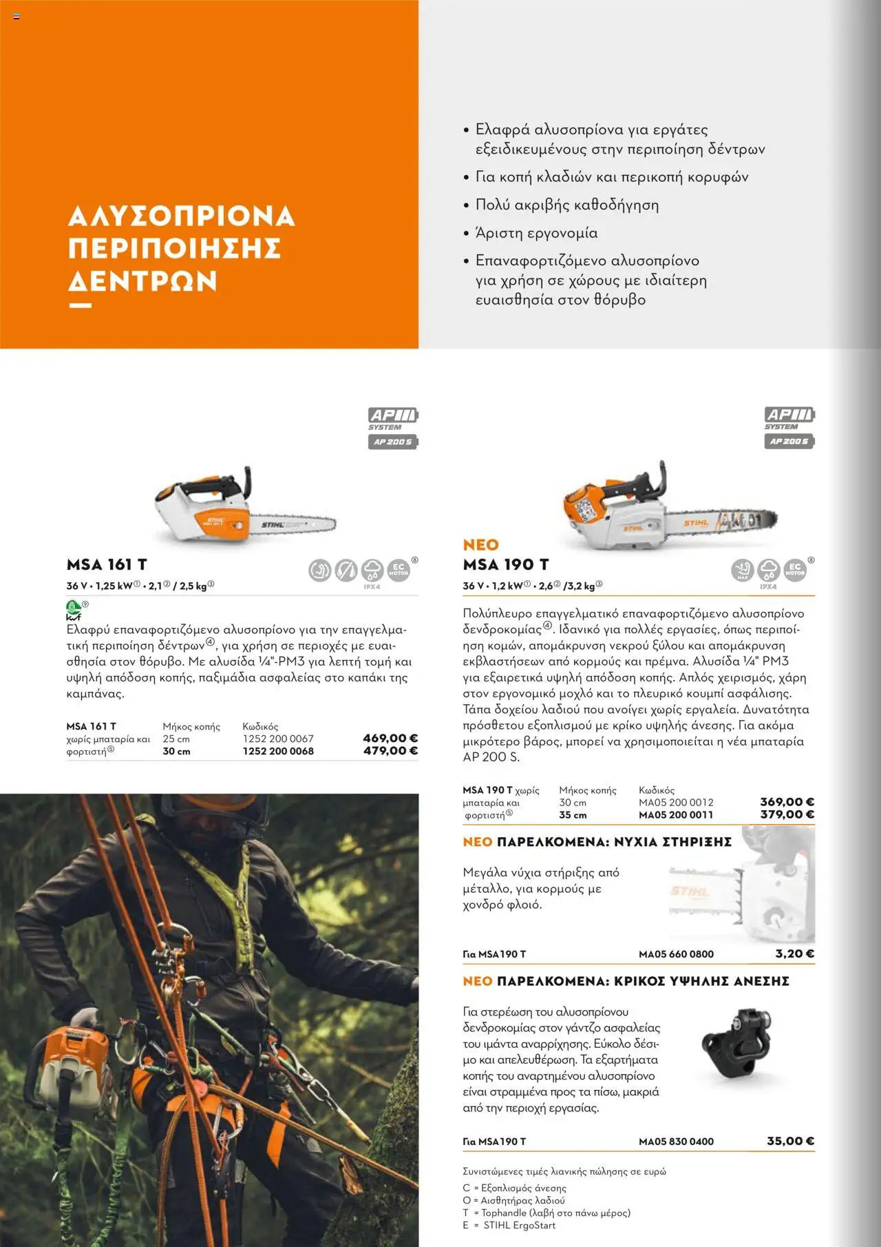 Stihl Κατάλογος 2025 – σε ισχύ από 13.01.2025 | Σελίδα: 52