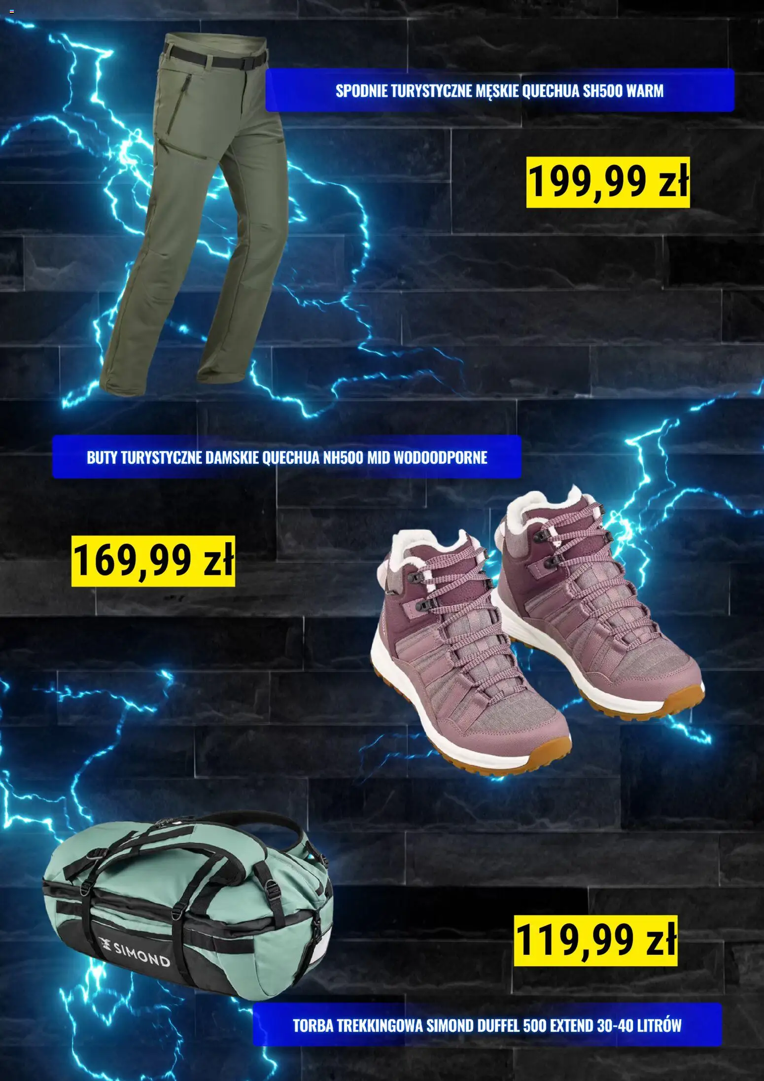 Decathlon Gazetka - Oferta sezonowa od 02.03.2026 | Strona: 2 | Produkty: Spodnie, Buty, Torba