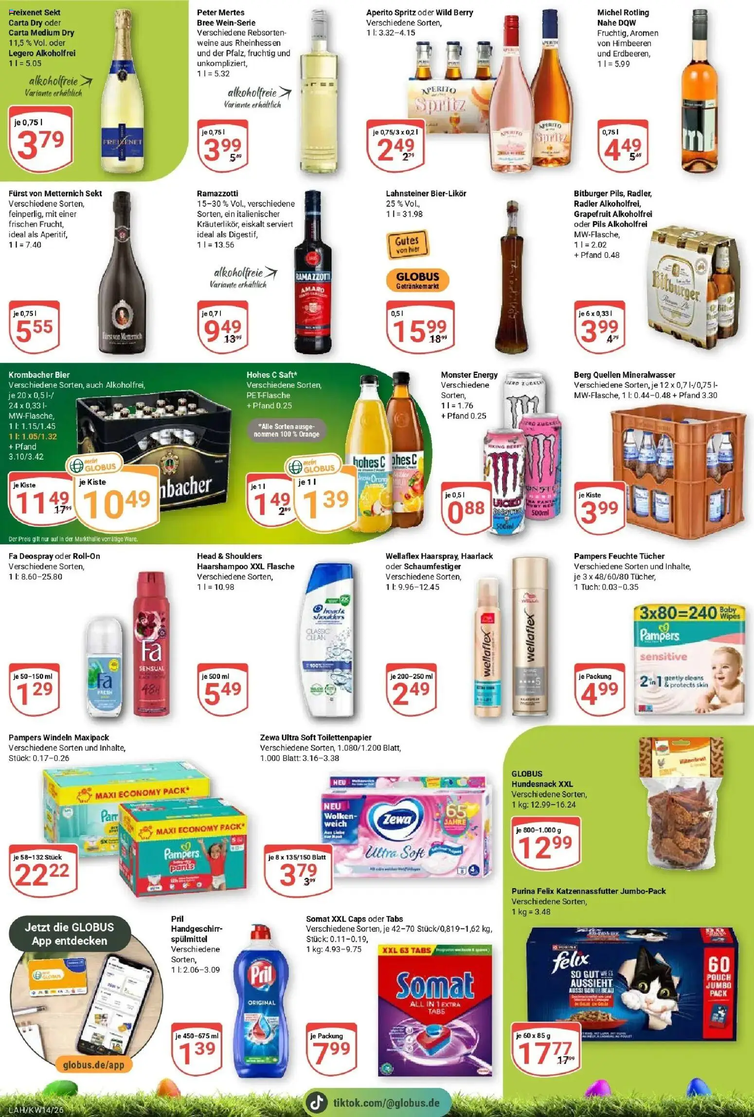 Globus prospekt Lahnstein	 – gültig ab 30.03.2026 | Seite: 11 | Produkte: Bree, Radler, Deospray, Krombacher