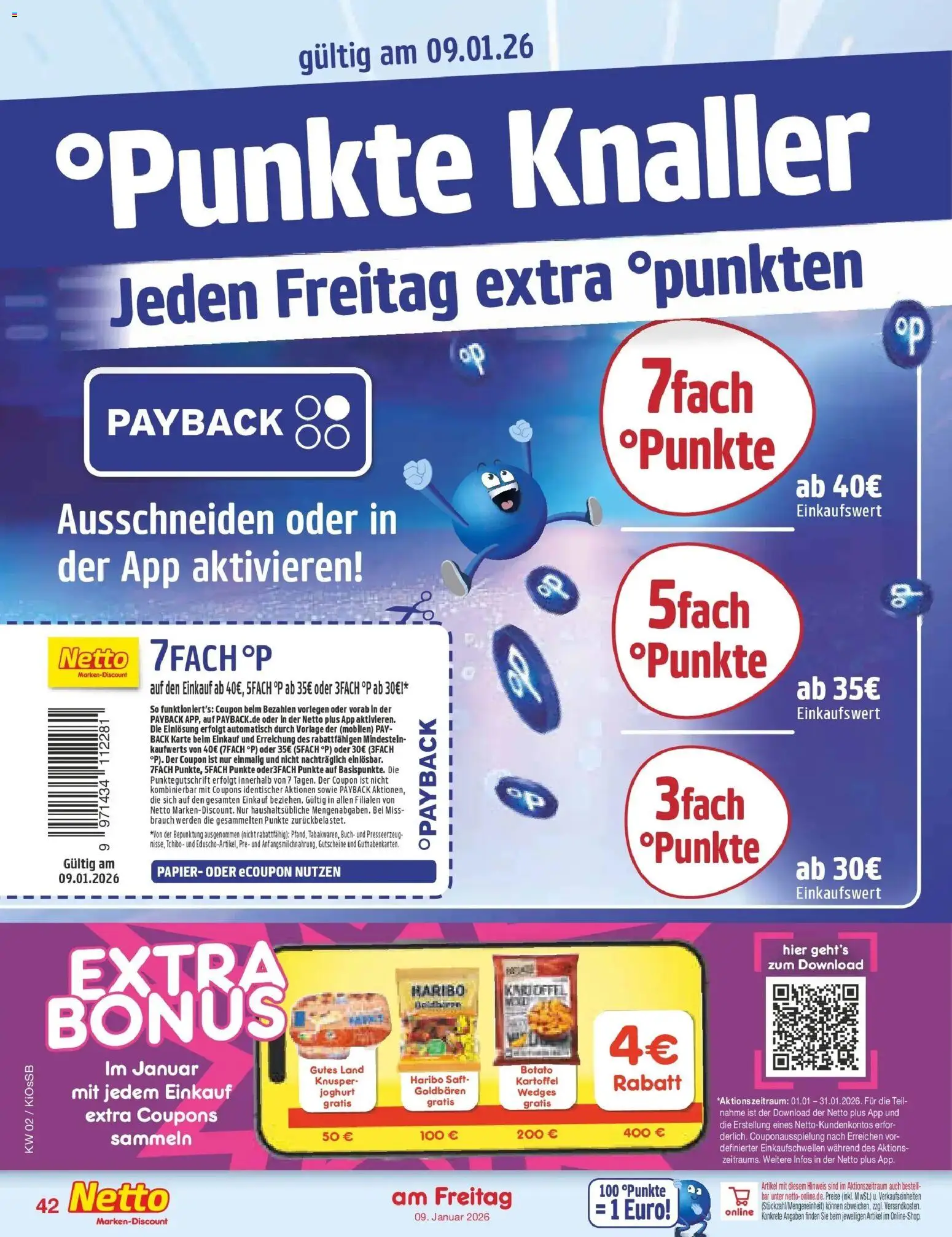 Netto Marken-Discount - Netto: Wochenangebote – gültig ab 04.01.2026 | Seite: 46 | Produkte: Haribo, Joghurt, Saft
