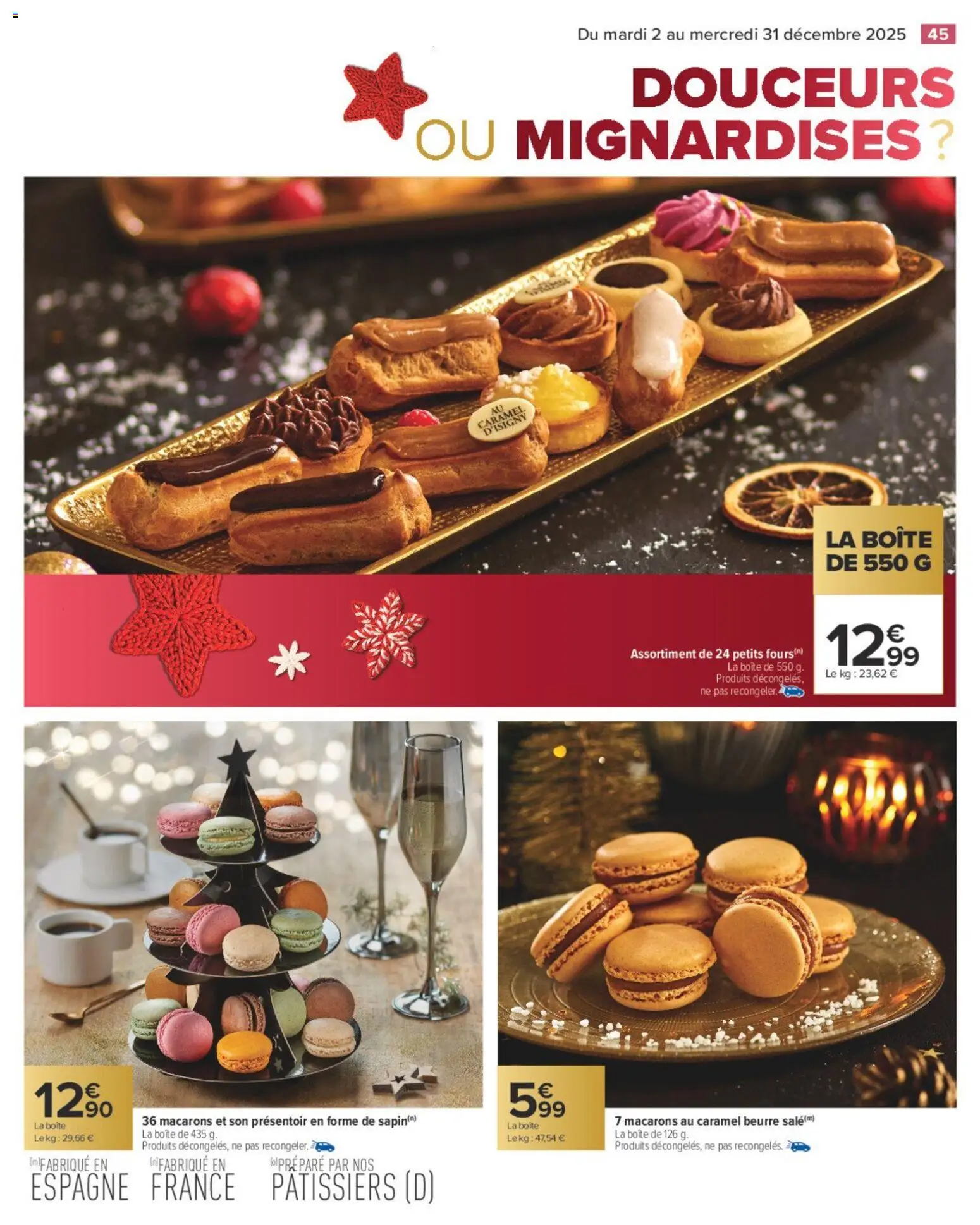 {H1} | Page: 45 | Produits: Macarons, Mignardises, Beurre