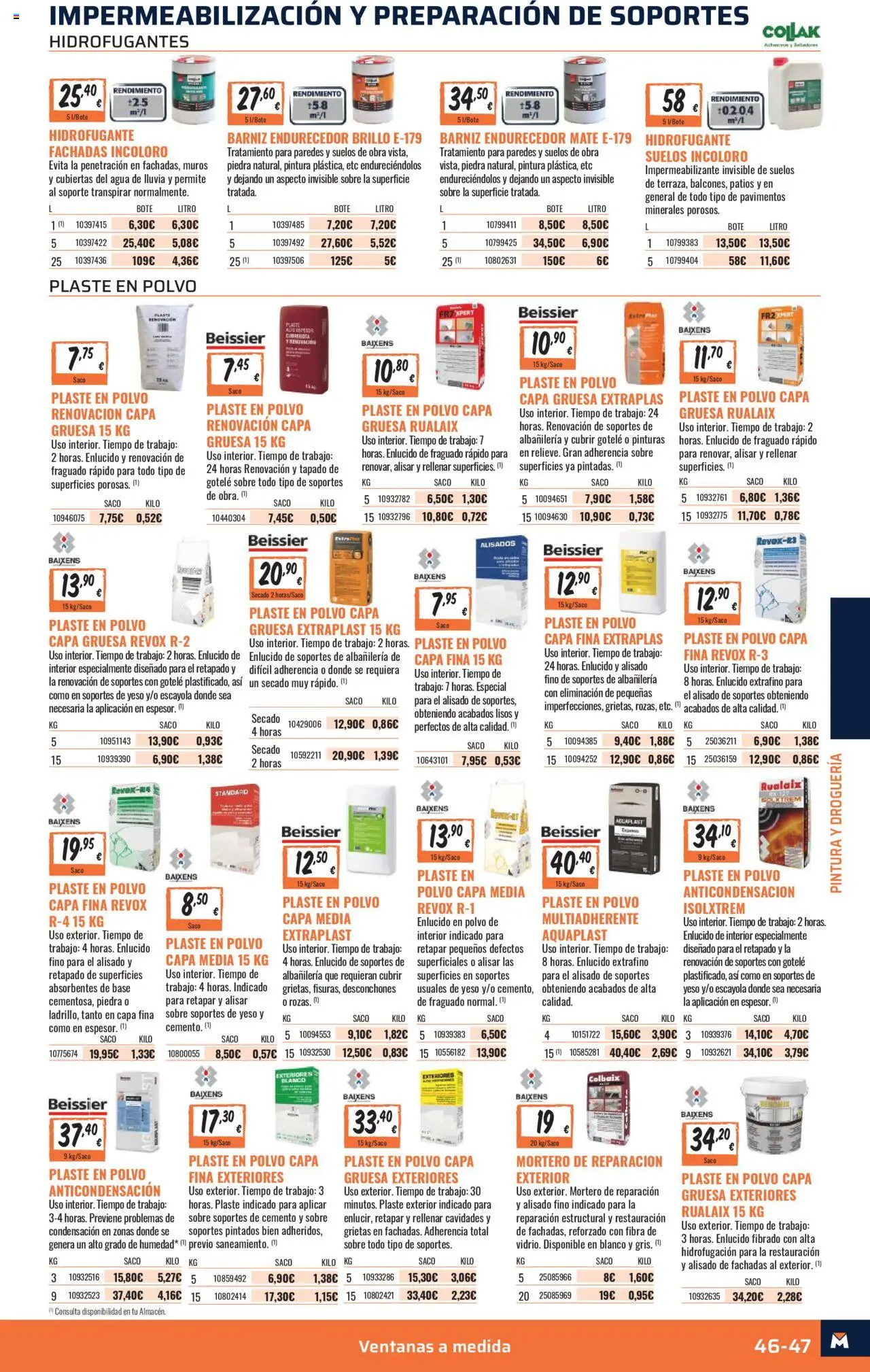Obramat - Oviedo  │ válido desde el 10.10.2025 | Página: 47 | Productos: Polvo, General
