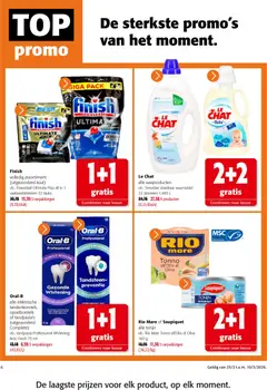 Colruyt folder - Voorbeeld van een folder van Colruyt, geldig van 25.02.2026 | Pagina: 4 | Producten: Tonijn, Wasmiddel