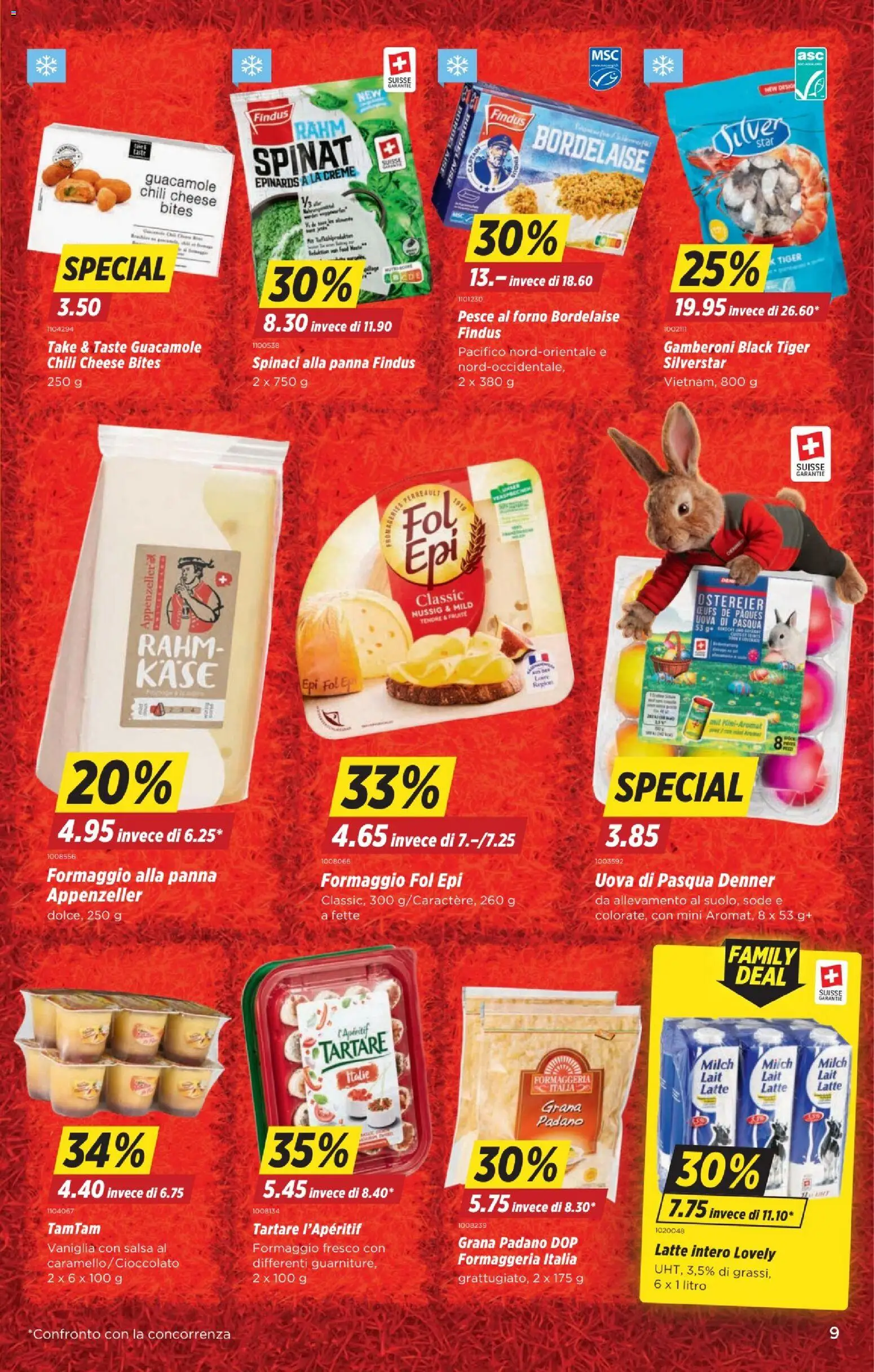 Denner aktionen IT – gültig ab 26.03.2026 | Seite: 9 | Produkte: Pudding, Milch, Chili, Creme