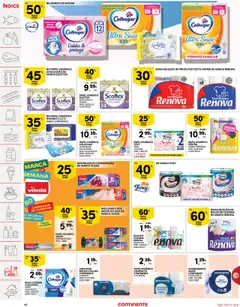 Guardanapos Suave Continente Folha Dupla, Embalagem de 100 unidades. │ válido de 09.09.2025 | Página: 46 | Produtos: Luvas, Papel higiénico, Lenços de papel, Guardanapos