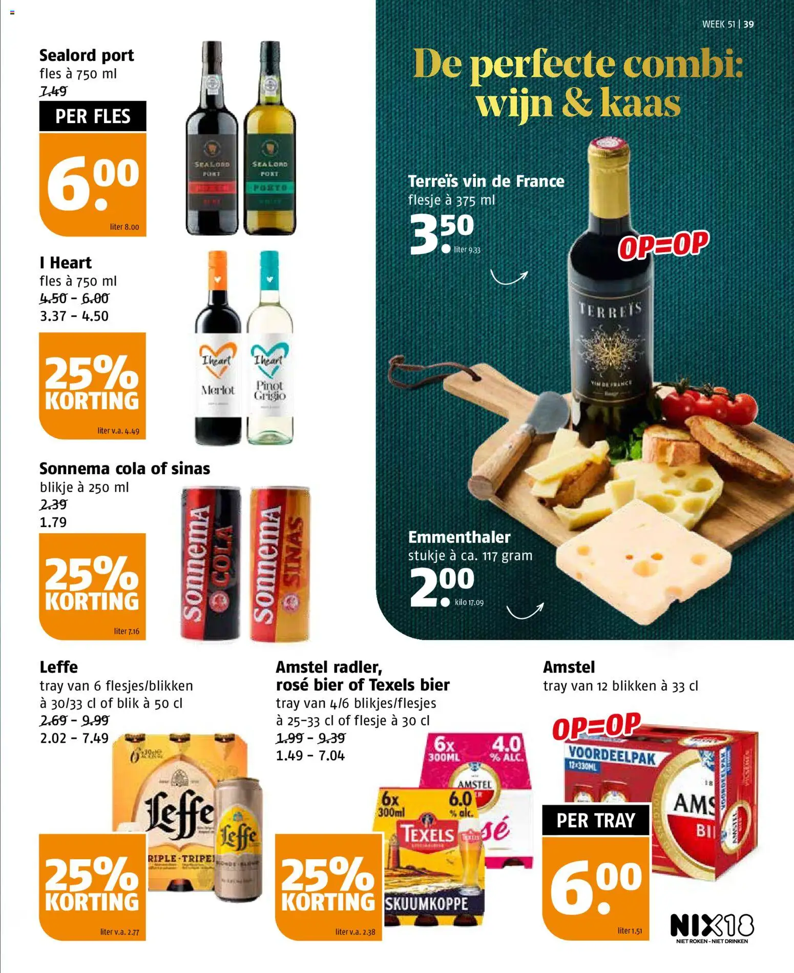 {H1} | Pagina: 39 | Producten: Kaas, Wijn, Bier, Fles