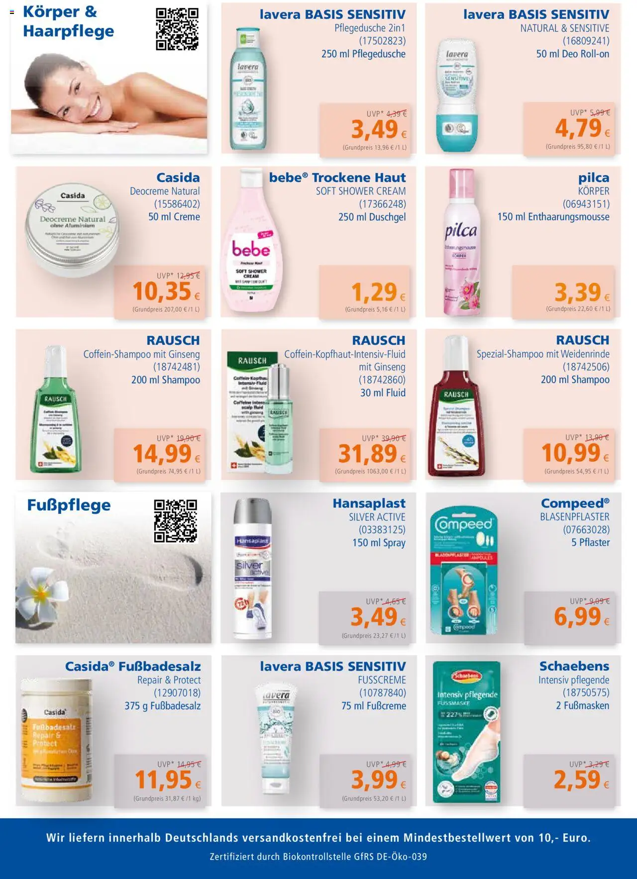 Apotal Drogerieknüller - gültig ab dem 28.07.2025 | Seite: 3 | Produkte: Creme, Duschgel, Fußcreme, Fußmaske