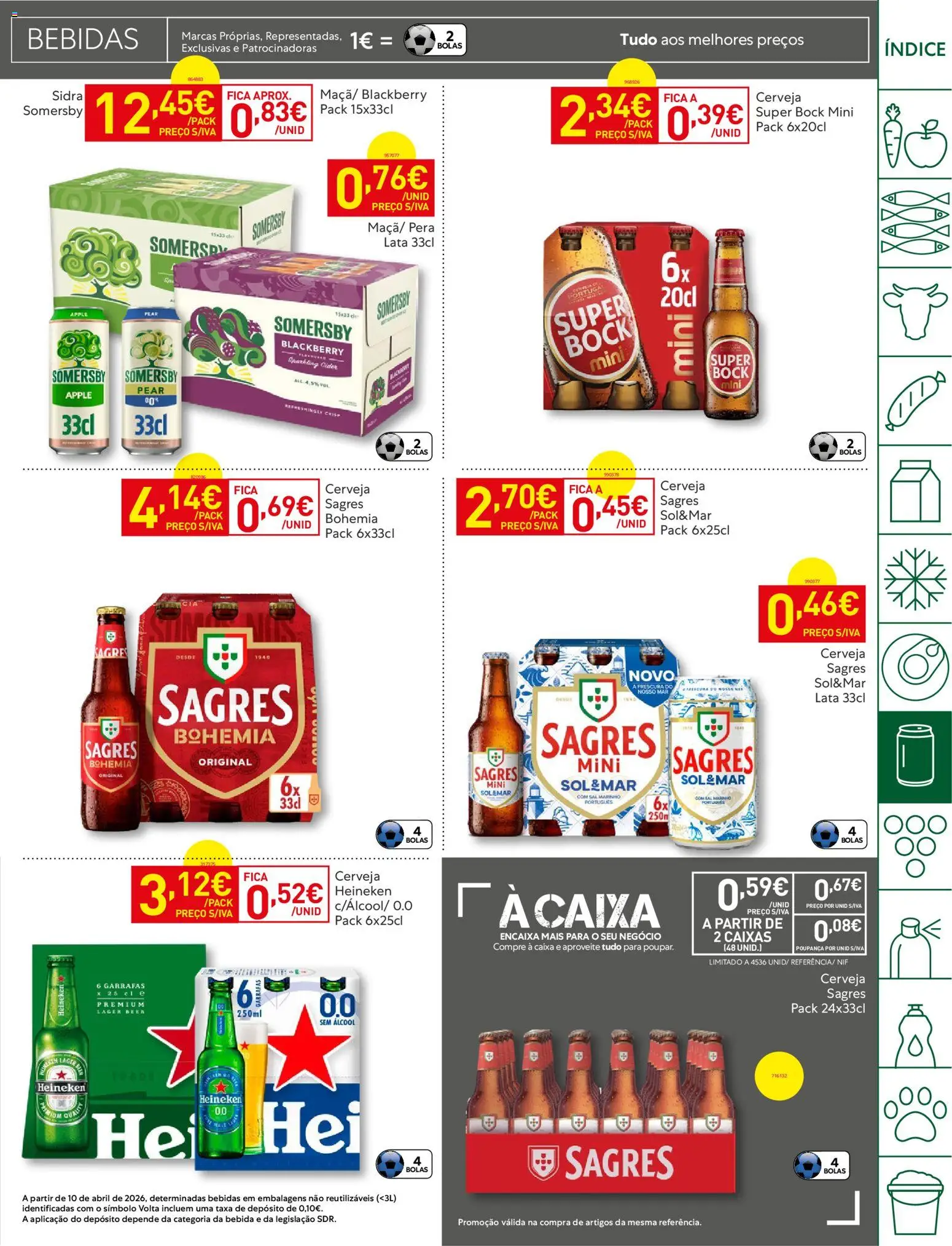 Recheio folheto │ válido de 07.04.2026 | Página: 35 | Produtos: Sal, Caixa, Somersby, Bebida
