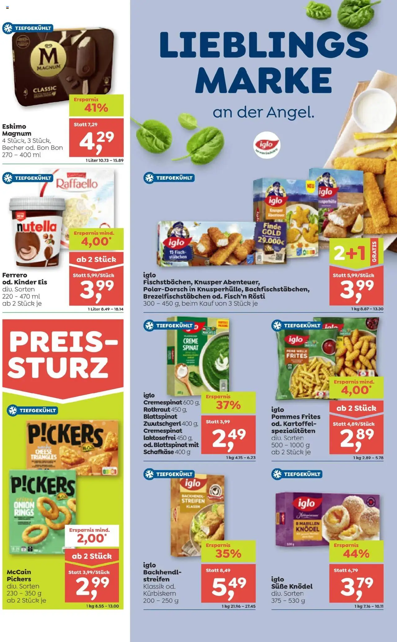 ADEG Flugblatt gültig ab 09.10.2025 | Seite: 7 | Produkte: Eis, Creme, Fisch