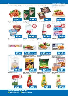 PRIVÁT Déli vármegyék - amely érvényes a következő dátumtól: 18.12.2025 | Oldal: 2 | Termékek: Leveles tészta, Hasábburgonya, Mustár, Majonéz