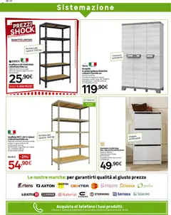 Anteprima del volantino Leroy Merlin catalogo valido a partire dal 08.04.2026 | Pagina: 20 | Prodotti: Ripiano, Scaffale, Scarpiera, Armadio