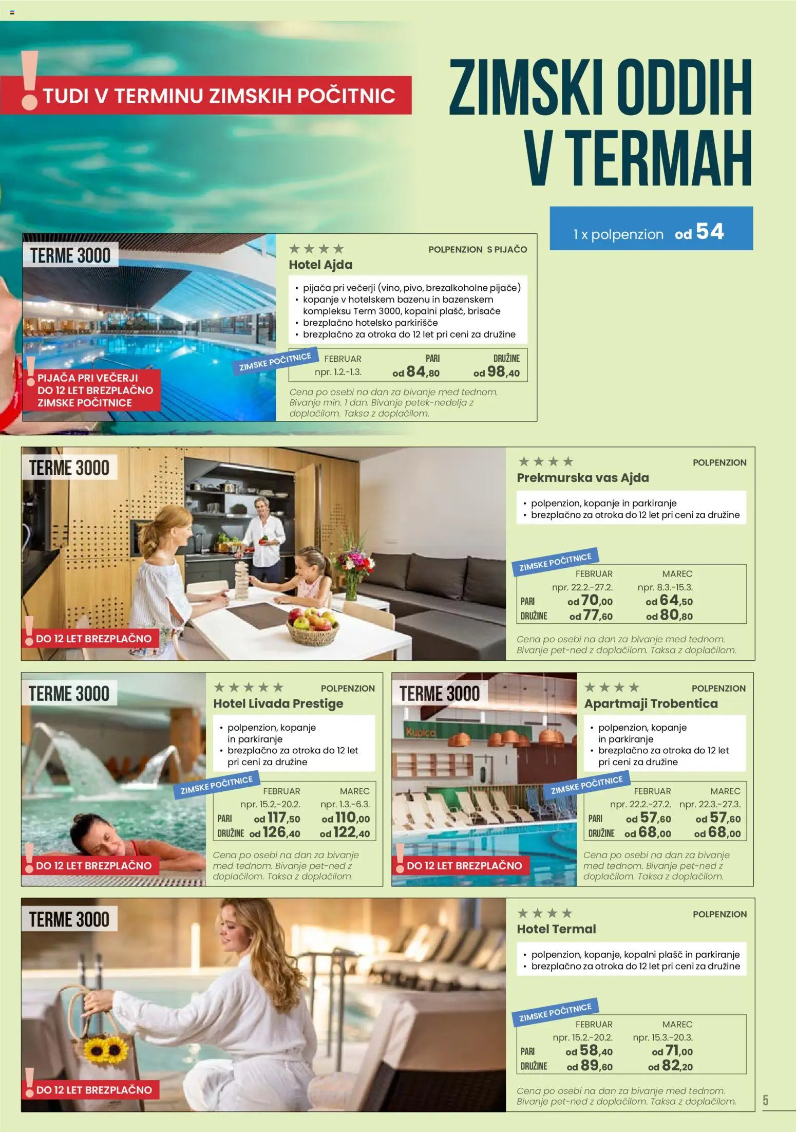 Novi Sonček katalog ponudbe – veljaven od 09.01.2026 | Stran: 5 | Izdelki: Ajda, Plasc, Kopalni plasc