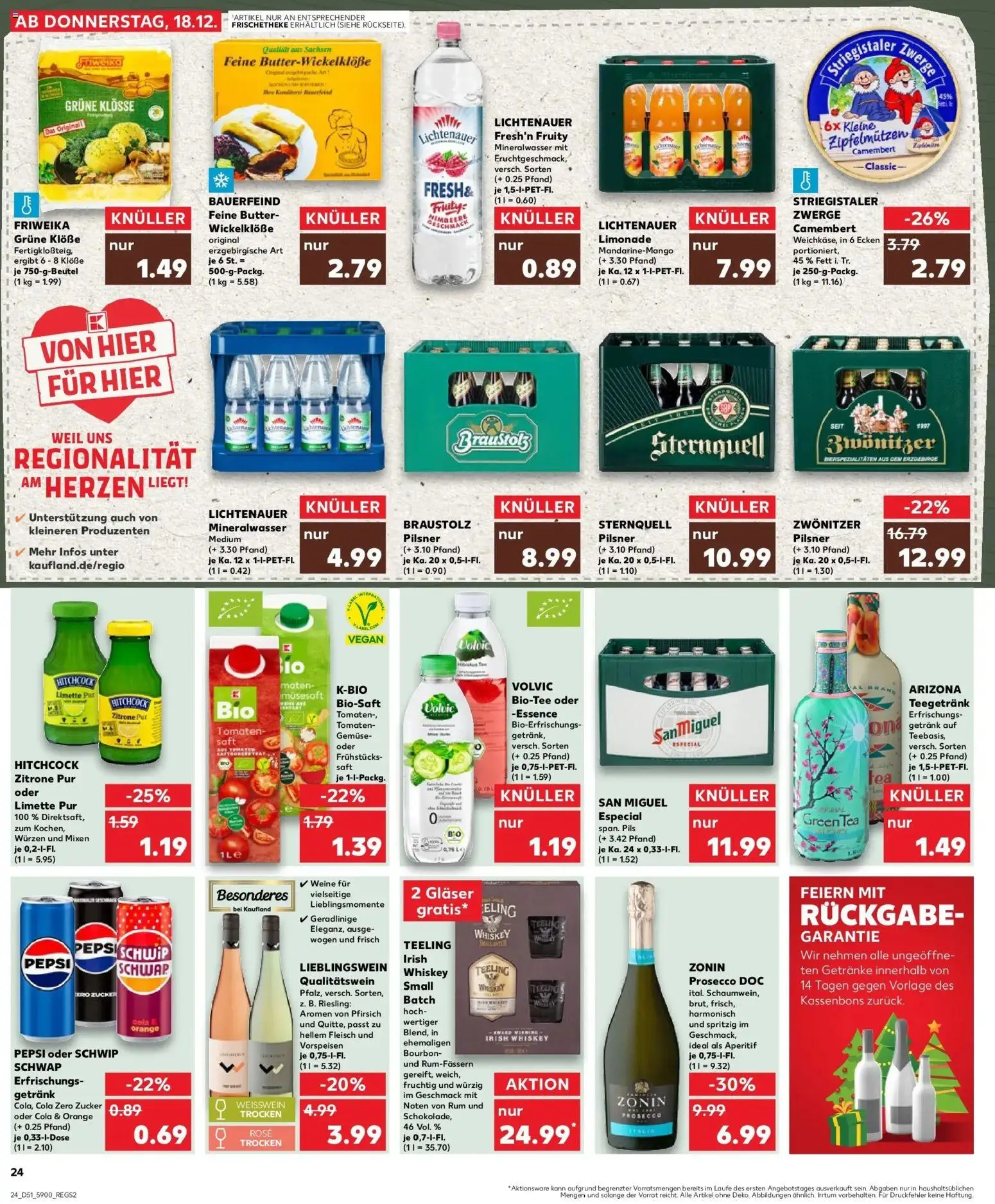 Kaufland prospekt Stollberg	 – gültig ab 22.12.2025 | Seite: 24 | Produkte: Rum, Pils, Schwip schwap, Zucker
