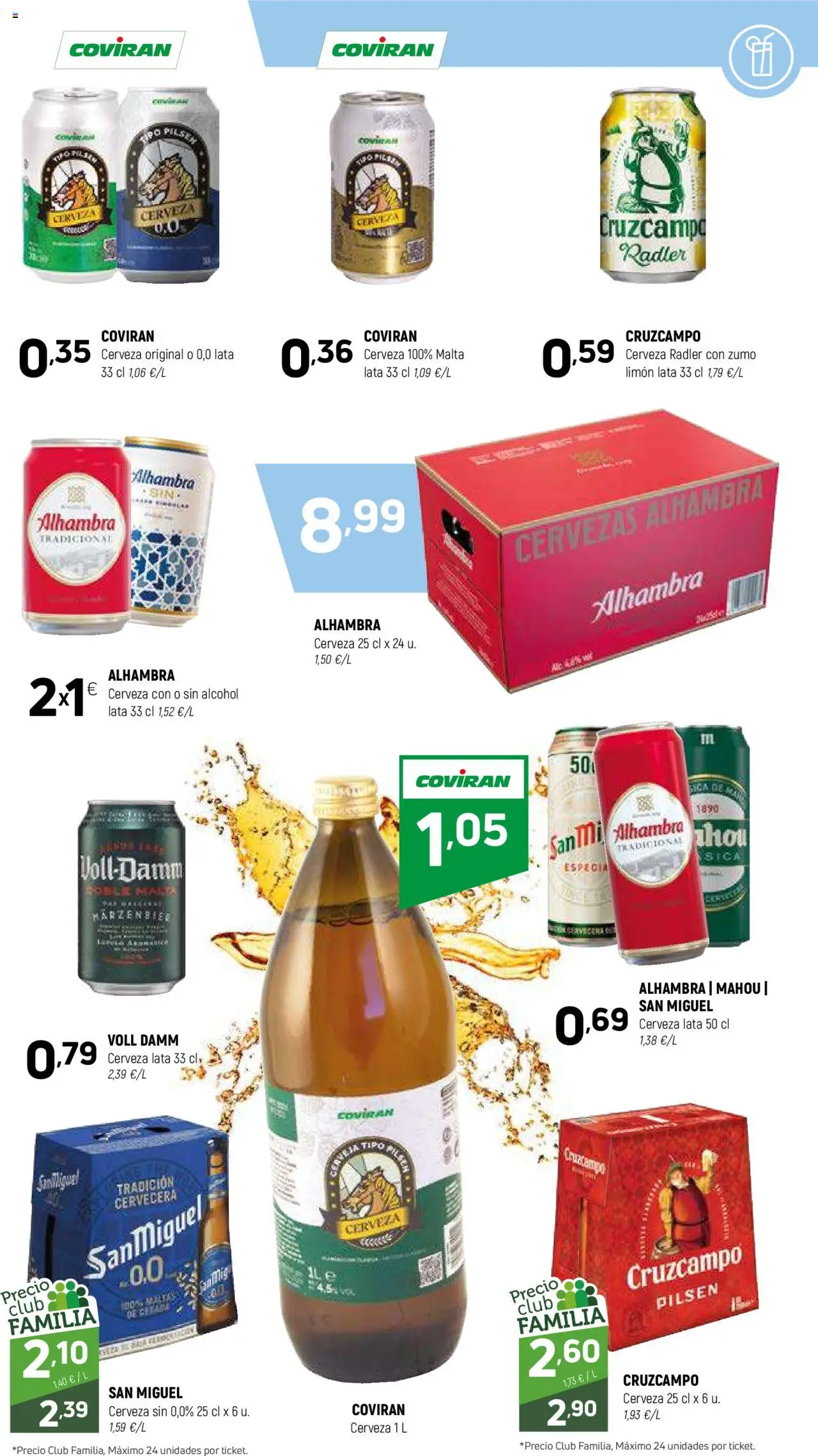 Coviran ofertas │ válido desde el 03.06.2025 | Página: 15 | Productos: Cerveza, Ροζ πιπέρι