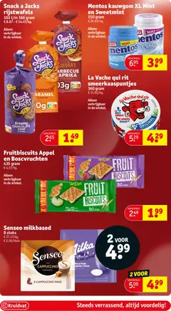 Fruitbiscuits Appel en Boscvruchten, Fruitbiscuits met appel en bosvruchten, 435 gram - Voorbeeld van een folder van Kruidvat, geldig van 23.12.2025 | Pagina: 20