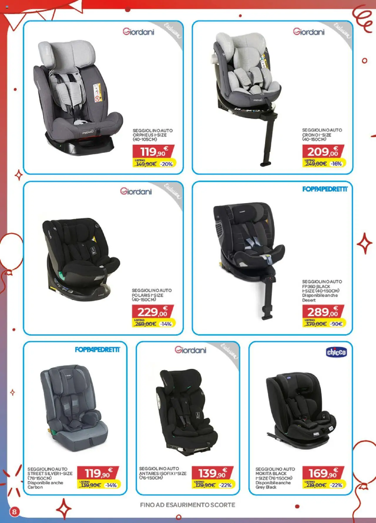 Volantino Bimbo store del 02.10.2025 | Pagina: 8 | Prodotti: Seggiolino