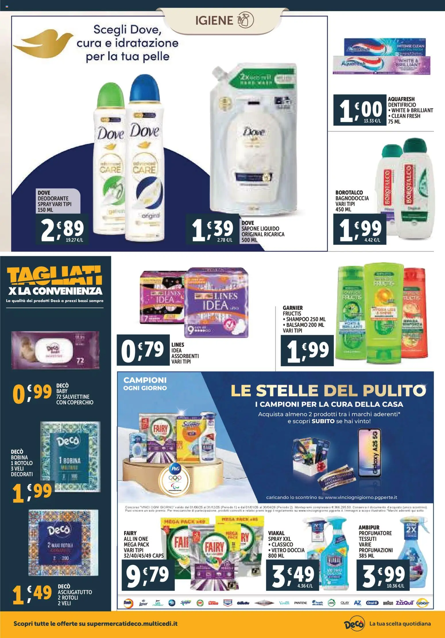 Volantino Decò del 20.11.2025 | Pagina: 18 | Prodotti: Sapone, Deodorante, Dentifricio, Doccia