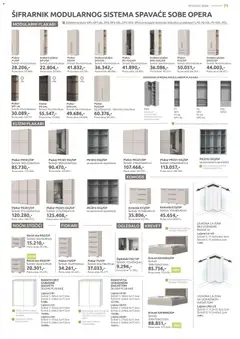 Jela katalog - pregled Jela kataloga - važi od 06.04.2026 | Strana: 71 | Proizvode: Krevet, Dušek, Komoda, Ogledalo