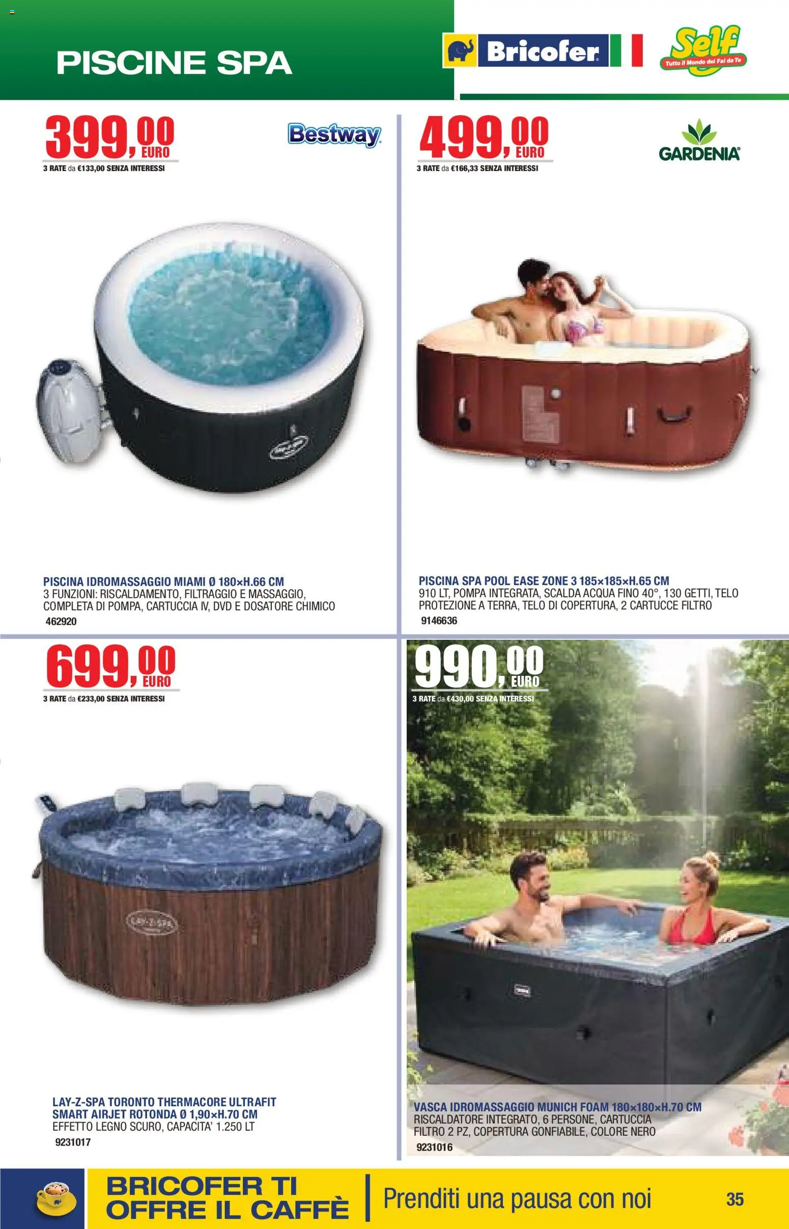 Volantino Self del 14.04.2026 | Pagina: 35 | Prodotti: Dvd, Tè, Acqua, Piscina